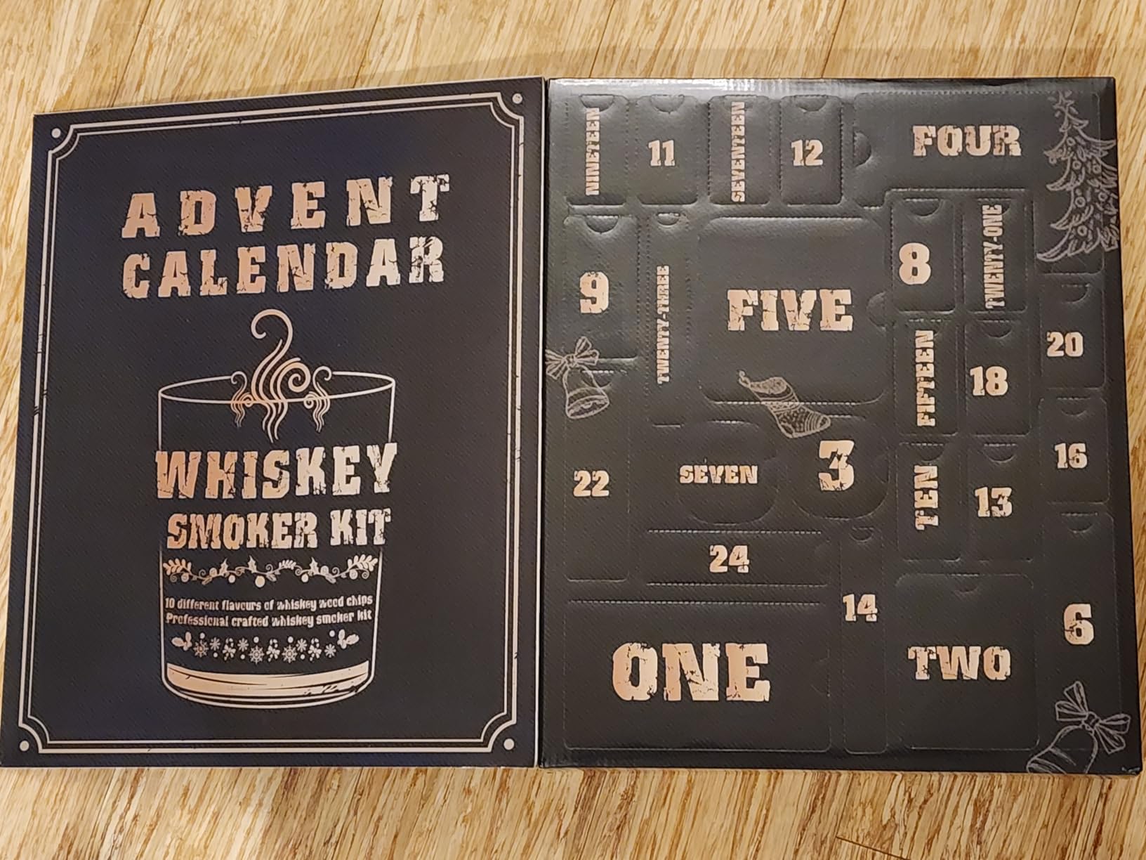 Whiskey Advent Calendar 2025 for Men, 24-Day Bourbon Smoker Infuser Kit for Cocktail and Whisky Lovers, Perfect Christmas and Holiday Gift customer photo 2
