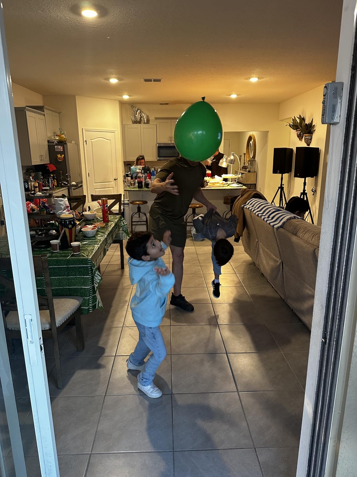 Football Birthday Party Decorations Includes Plates, Napkins, Cups, Banner, Balloons, Touchdown Tablecloth for Football Birthday & Tailgate Party Decorations, Serves 24 customer photo 1