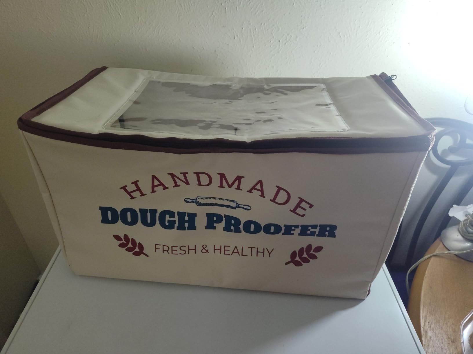 Extra Large Folding Dough Proofing Box with 3-Sided Heating, Temp Control (50-130°F), 24-Hour Timer, Beep Alert, Storage Bag - Ideal for Sourdough, Pizza, Yogurt & Seed Starting customer photo 2