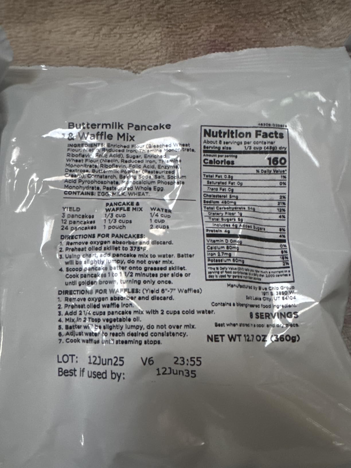Augason Farms 45 Days Emergency Food Supply Kit, Dehydrated Meal Survival Food Bucket for 1 Person - 281 Servings customer photo 1