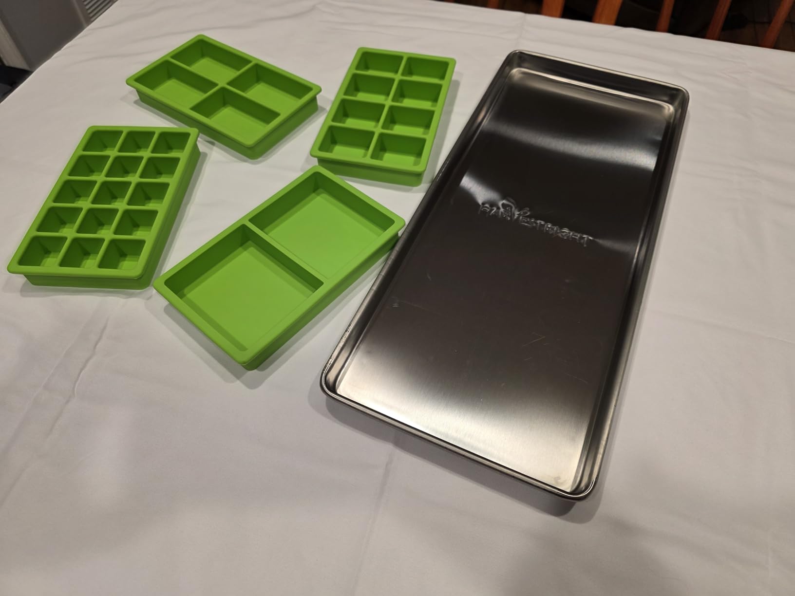 Mix Cavity Silicone Tray Dividers for Harvest Right Freeze Dryer Medium and Small Trays, 4 Pieces Green Silicone Trays for Harvest Right Freeze Dryer Accessories customer photo 2