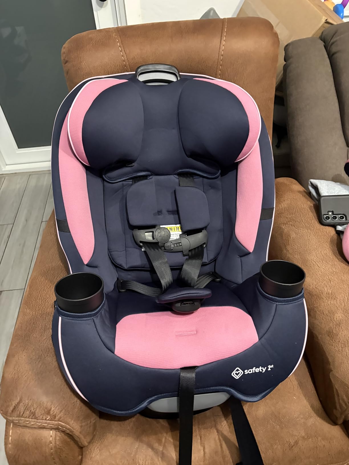 Evenflo Grow and Go All-in-One Convertible Car Seat, Rear Facing 5-40 lbs, Forward Facing 30-65 lbs, High Back Booster Seat 40-100 lbs, Alaskan Blue customer photo 2