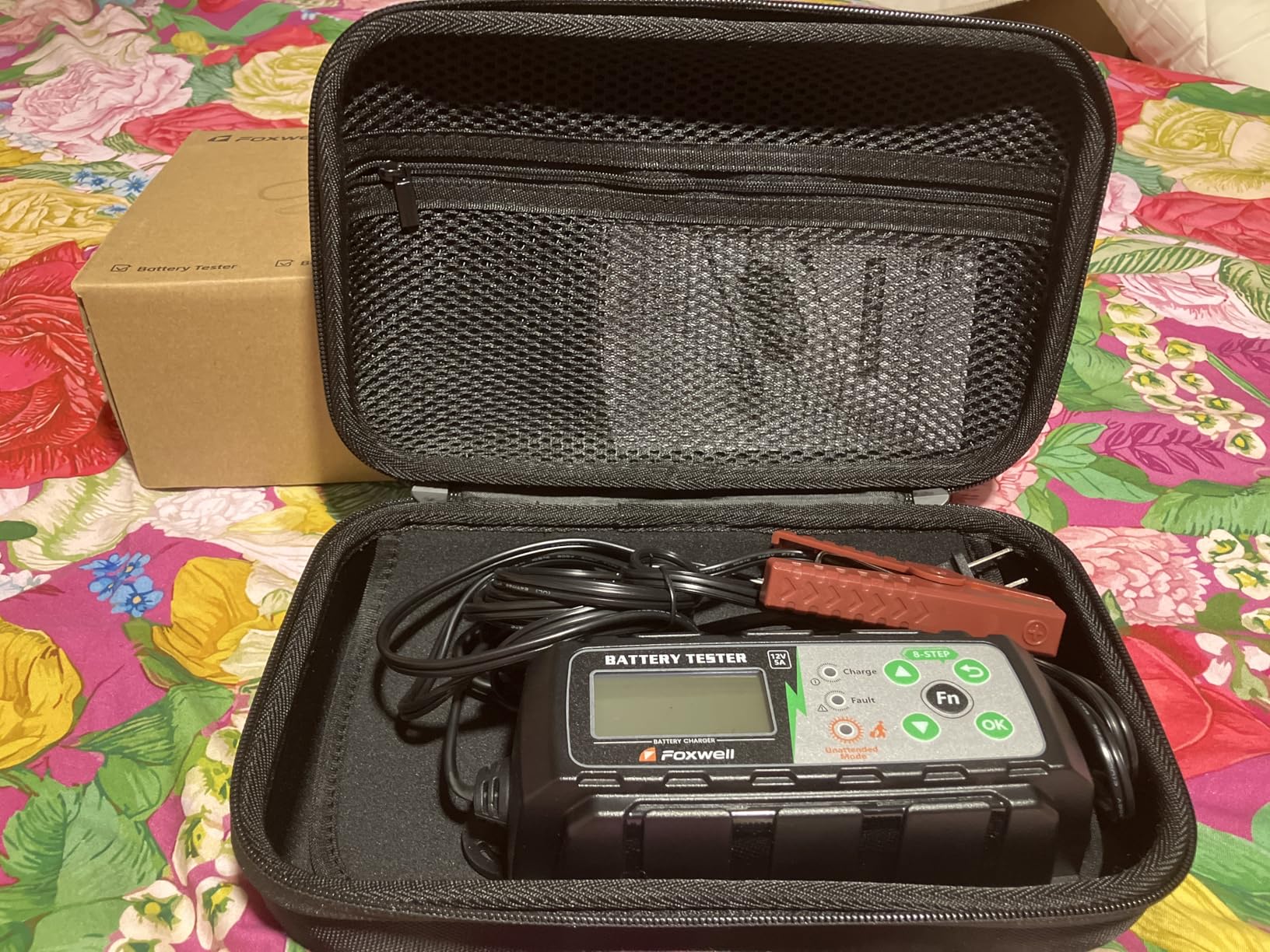 12V Car Battery Charger & Tester, FOXWELL BC521 5A Smart 4-in-1 Maintainer, Restore Weak Batteries, Trickle Charger with Cranking & Charging System Test, Pulse Repair for Car/RV/Motorcycle/Lawn Mower customer photo 1