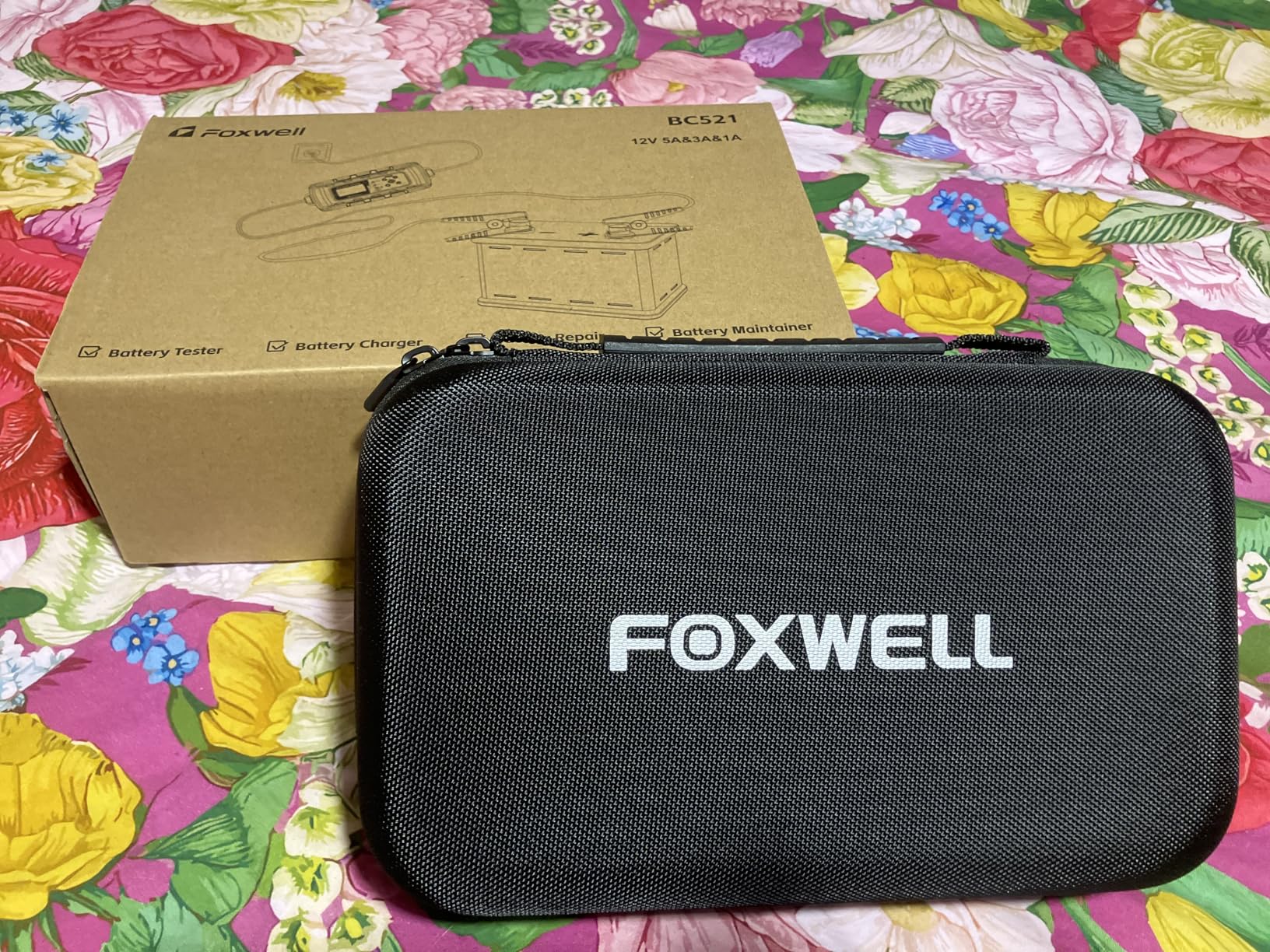 12V Car Battery Charger & Tester, FOXWELL BC521 5A Smart 4-in-1 Maintainer, Restore Weak Batteries, Trickle Charger with Cranking & Charging System Test, Pulse Repair for Car/RV/Motorcycle/Lawn Mower customer photo 2