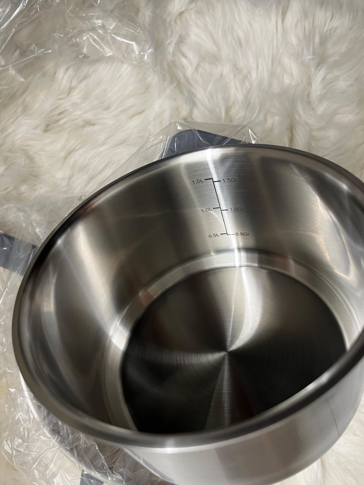 Oster Beauford 3.65-Quart Stainless Steel Deep Fryer Pot with Basket & Glass Lid - Induction, Oven & Dishwasher Safe, 5-Ply Encapsulated Base, Soft-Touch Handle customer photo 2