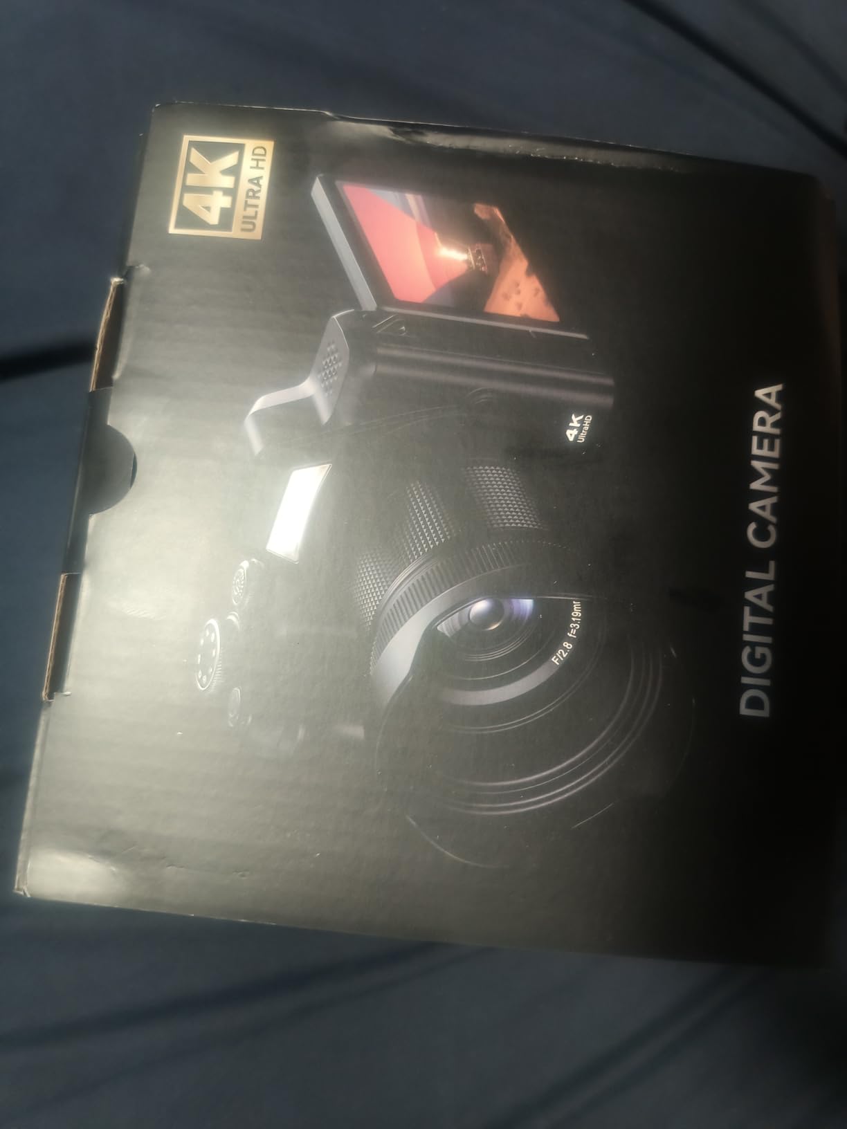 4K Digital Camera for Photography & Vlogging, 56MP Point and Shoot Digital Cameras with 180° Flip Screen, 16X Zoom Compact Travel Camera, Portable Cámara for Adults & Beginners with 32GB SD Card customer photo 1