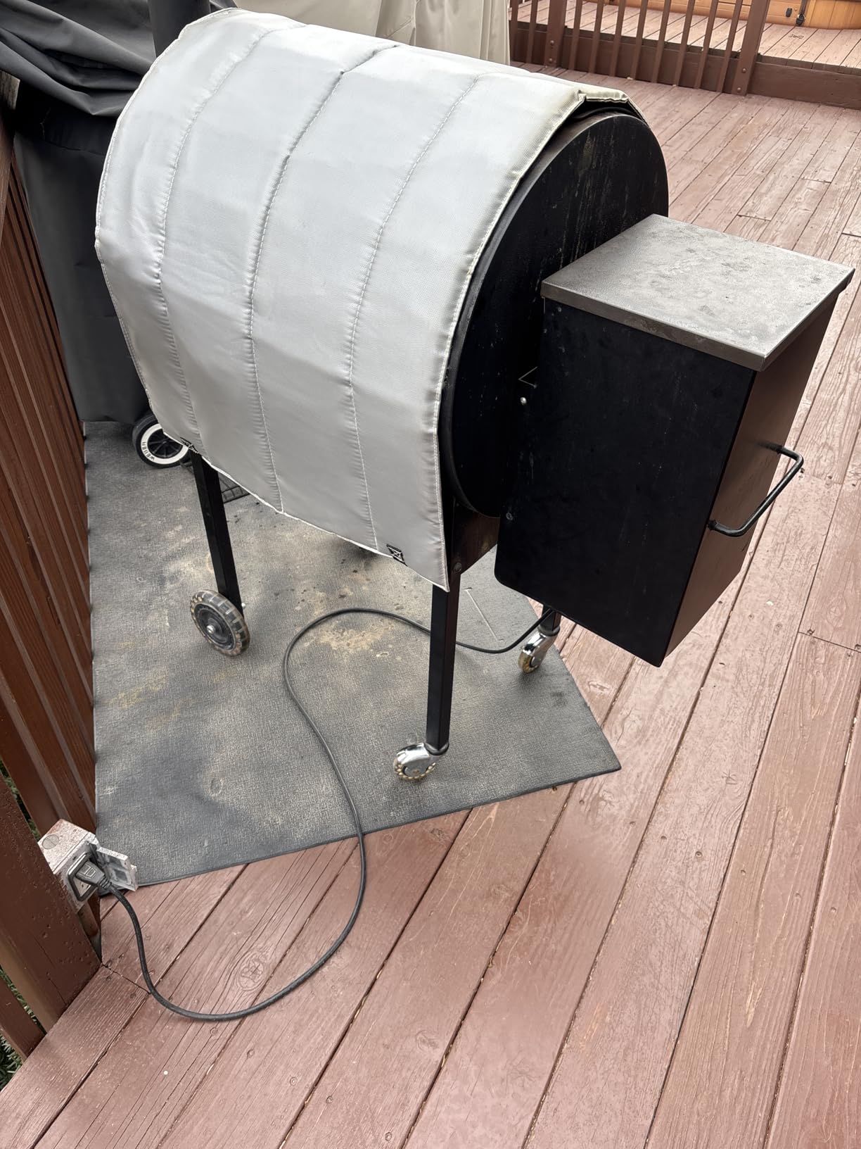 Grill Insulated Blanket for Traeger Woodridge Pro Smoker Cover Thermal Insulation Replacement Parts Insulator Wood Pellet Grills BBQ Winter Accessory customer photo 1