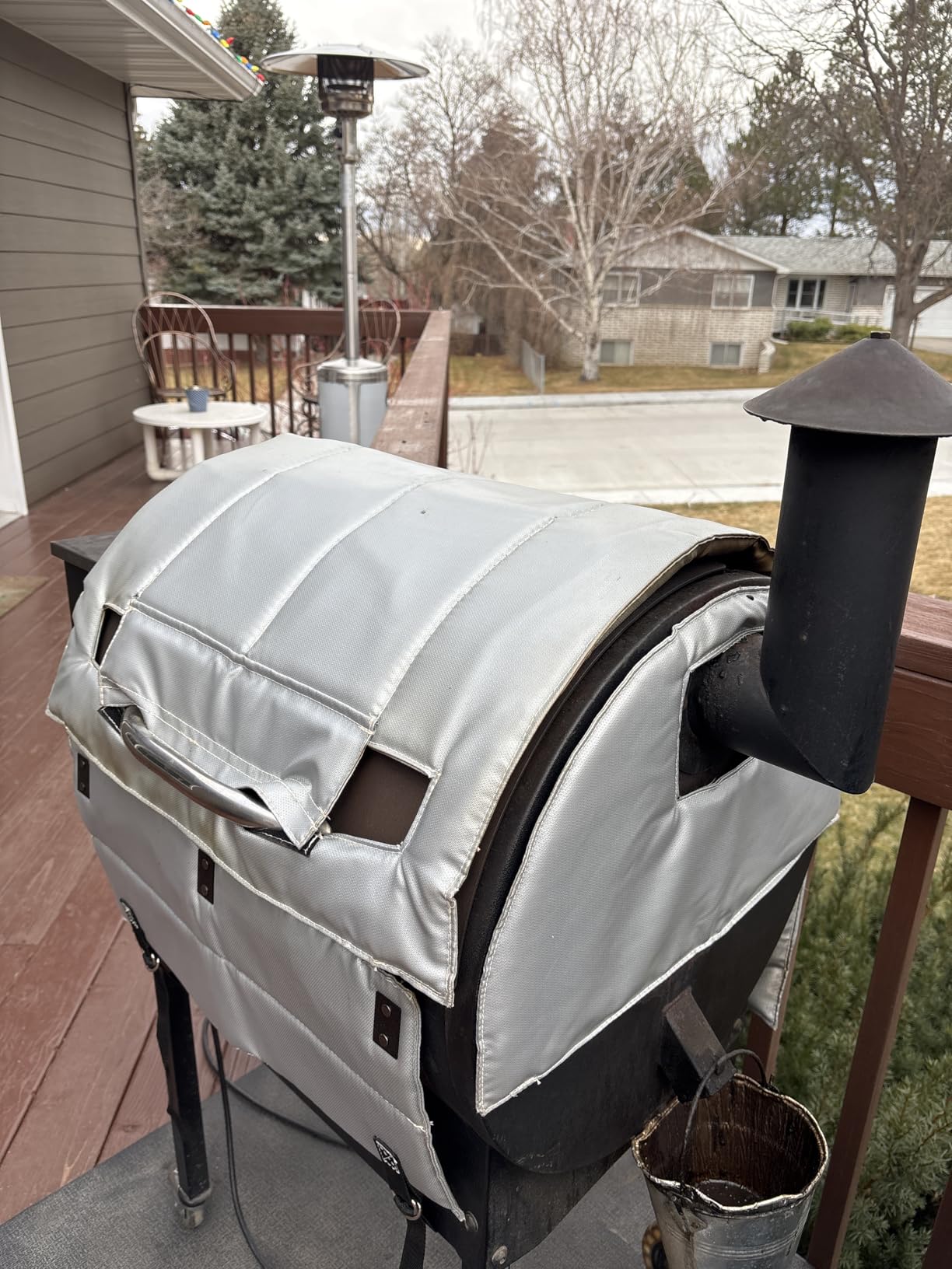 Grill Insulated Blanket for Traeger Woodridge Pro Smoker Cover Thermal Insulation Replacement Parts Insulator Wood Pellet Grills BBQ Winter Accessory customer photo 2