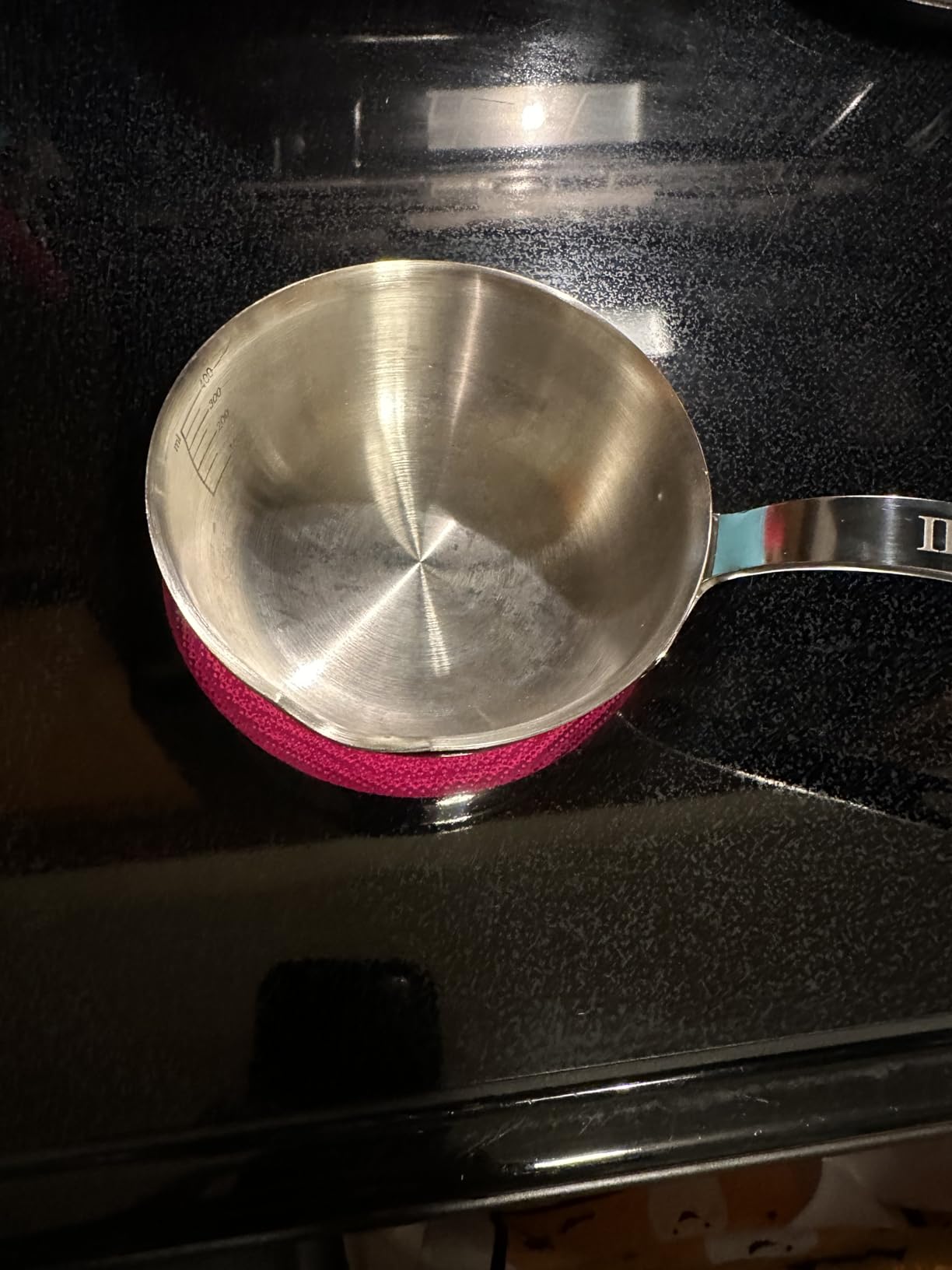 18/10 Stainless Steel Butter Warmer, 13.5 fl oz (400ml), Ideal for Heating Milk, Butter, Sauces, Baby Food, Coffee, Chocolate, Egg Pan, Compatible with Induction & Gas Stovetops customer photo 1