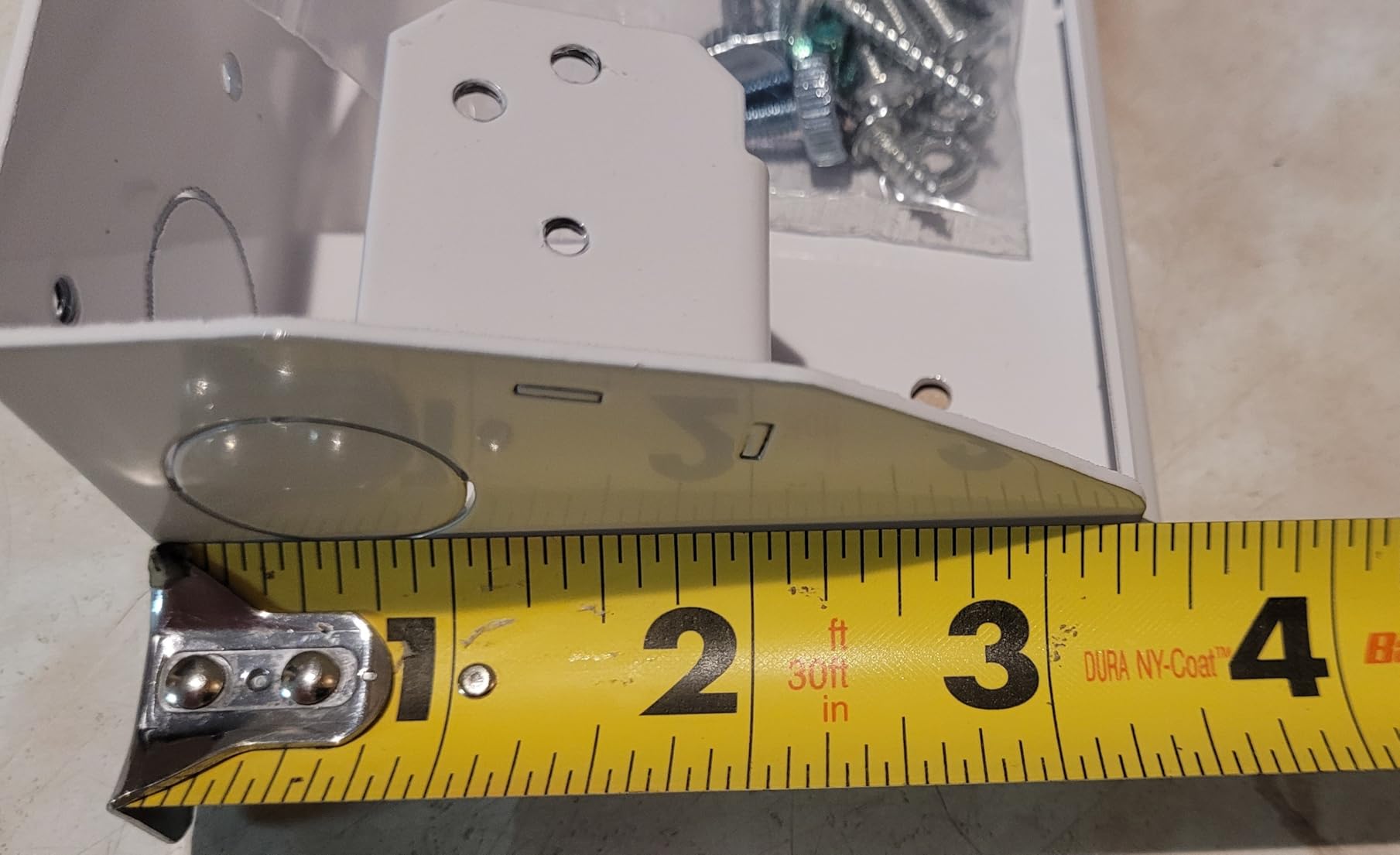 Under Cabinet Outlet Box with 15 Amp 125V Tamper-Resistant Duplex Receptacle (UL Listed), Hidden Electrical Solution, Easy to Install and Wire, Heavy Duty Metal Structure, Comply with NEC Standards customer photo 1