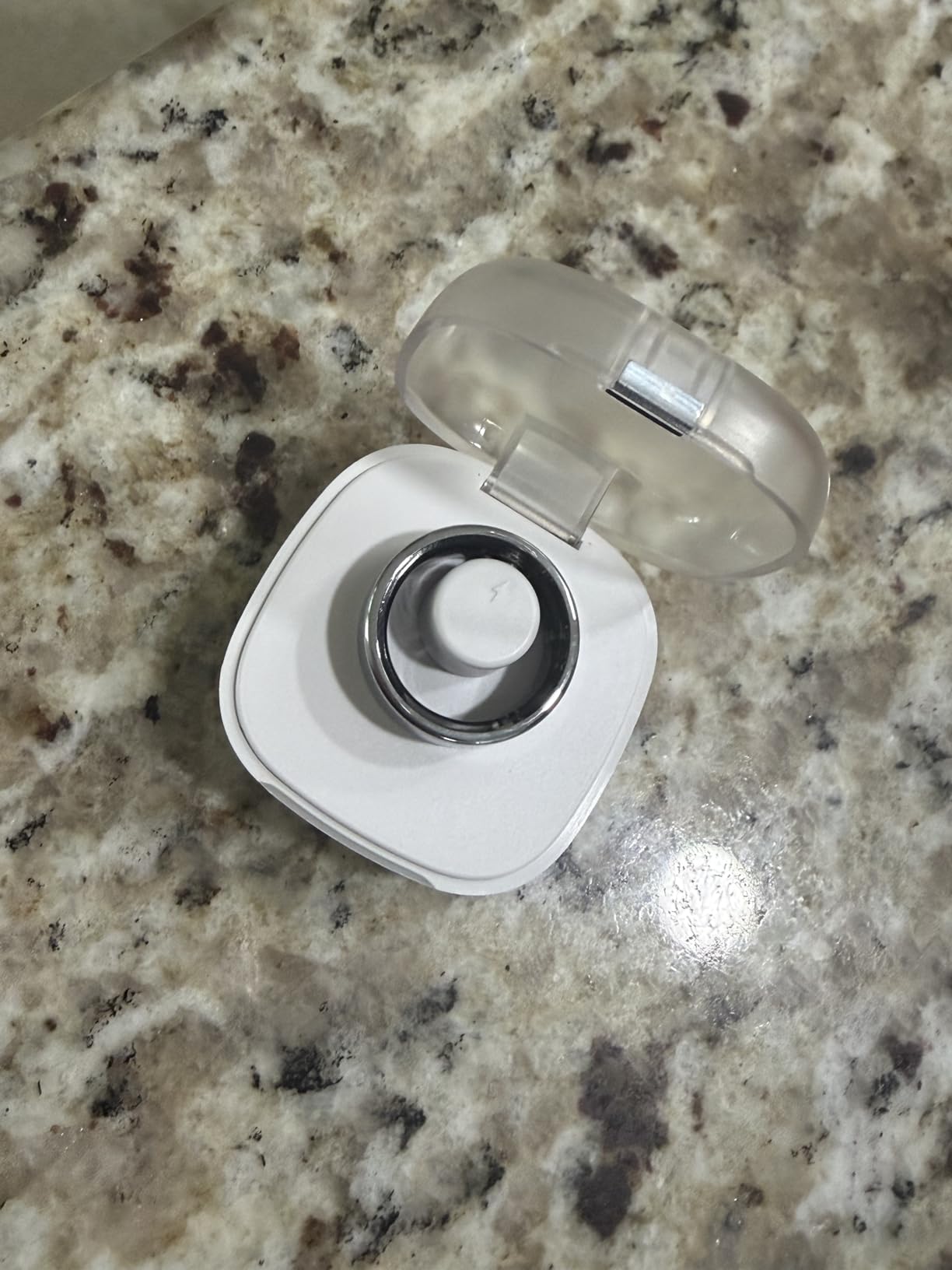 Smart Health Ring, Featuring Stress and Sleep Monitoring Functions, Compatible with iOS and Android, Waterproof Fitness Tracker for Women & Men, No Subscription Fee. (Silver, 9) customer photo 2