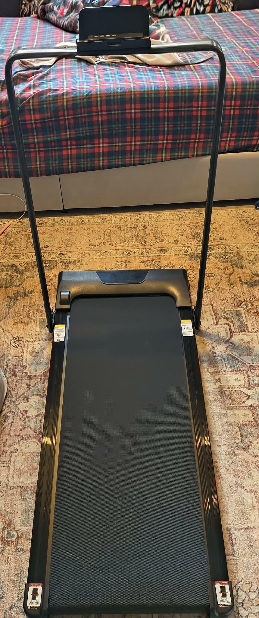 3-in-1 Foldable Treadmill with 300 LBS Capacity, 15% Walking Pad Treadmills for Home and Office, 2.5 HP Under Desk Treadmill with Quiet Brushless customer photo 2