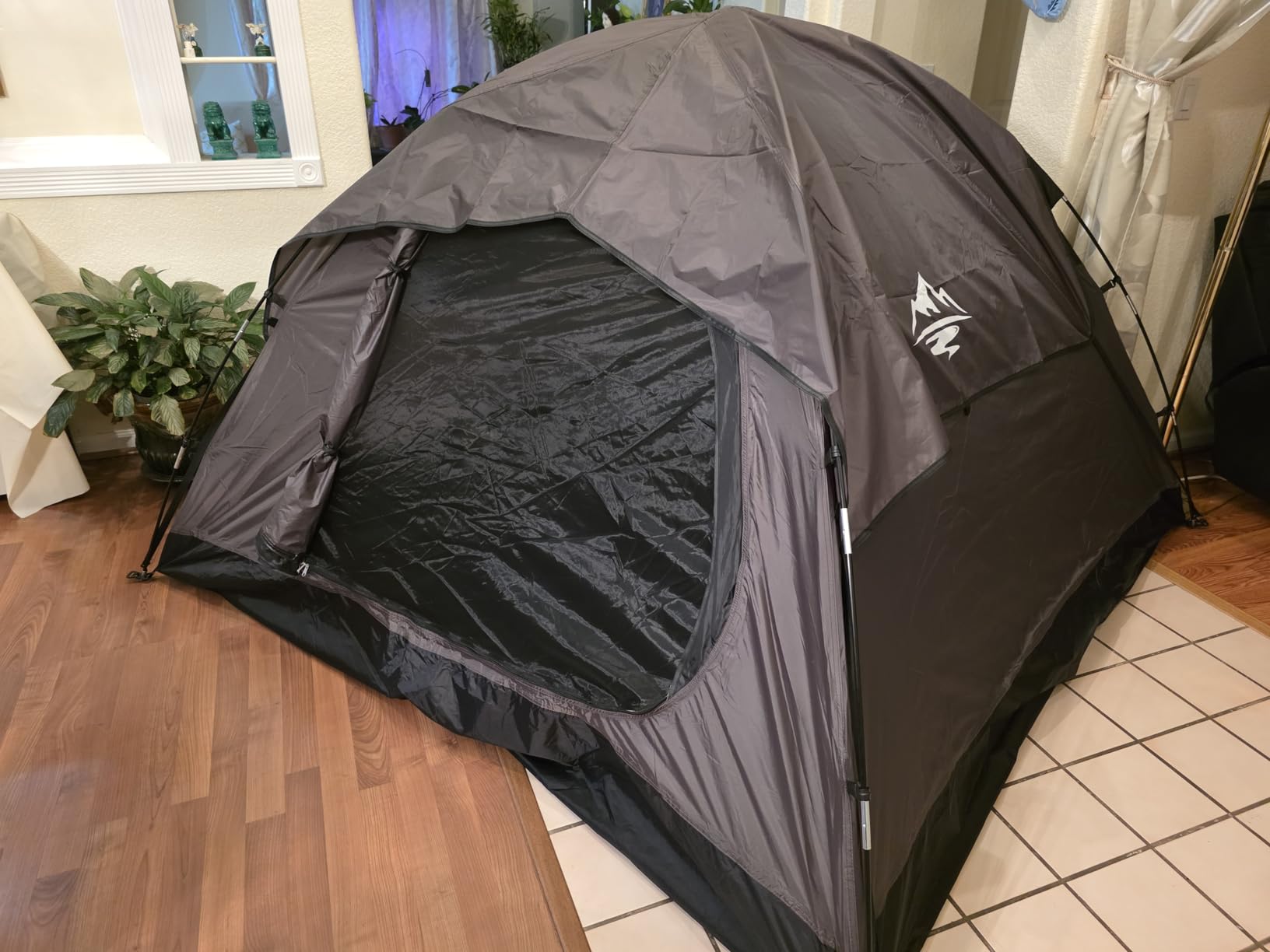 Tents for Camping 2/3/4 Person with Rainfly - Camping Tent Waterproof Windproof Easy Setup, Portable Double Layer Outdoor Dome Tent, Backpacking Tents for Adventure Backyard Hiking customer photo 2