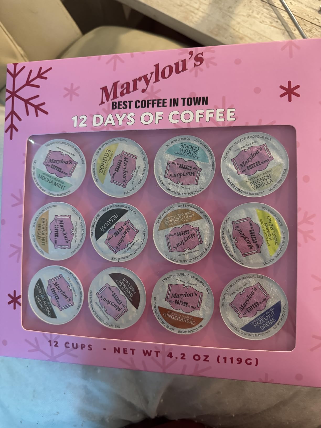 Marylou's Coffee Advent Calendar - 12-Count K-Cup Pods for Brewers, Festive Limited Edition Flavors, Medium Roast customer photo 2