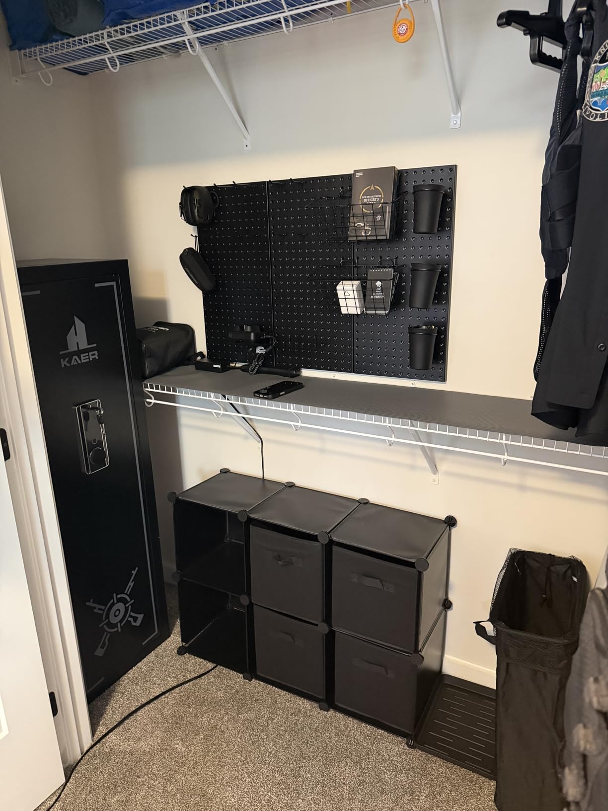 KAER Biometric Gun Safe Rifle, Gun Safes for Rifles and Pistols Holds 14-15 Firearms with Adjustable Racks & Pistol Storage, Fingerprint Keypad Lock Gun Cabinet customer photo 2