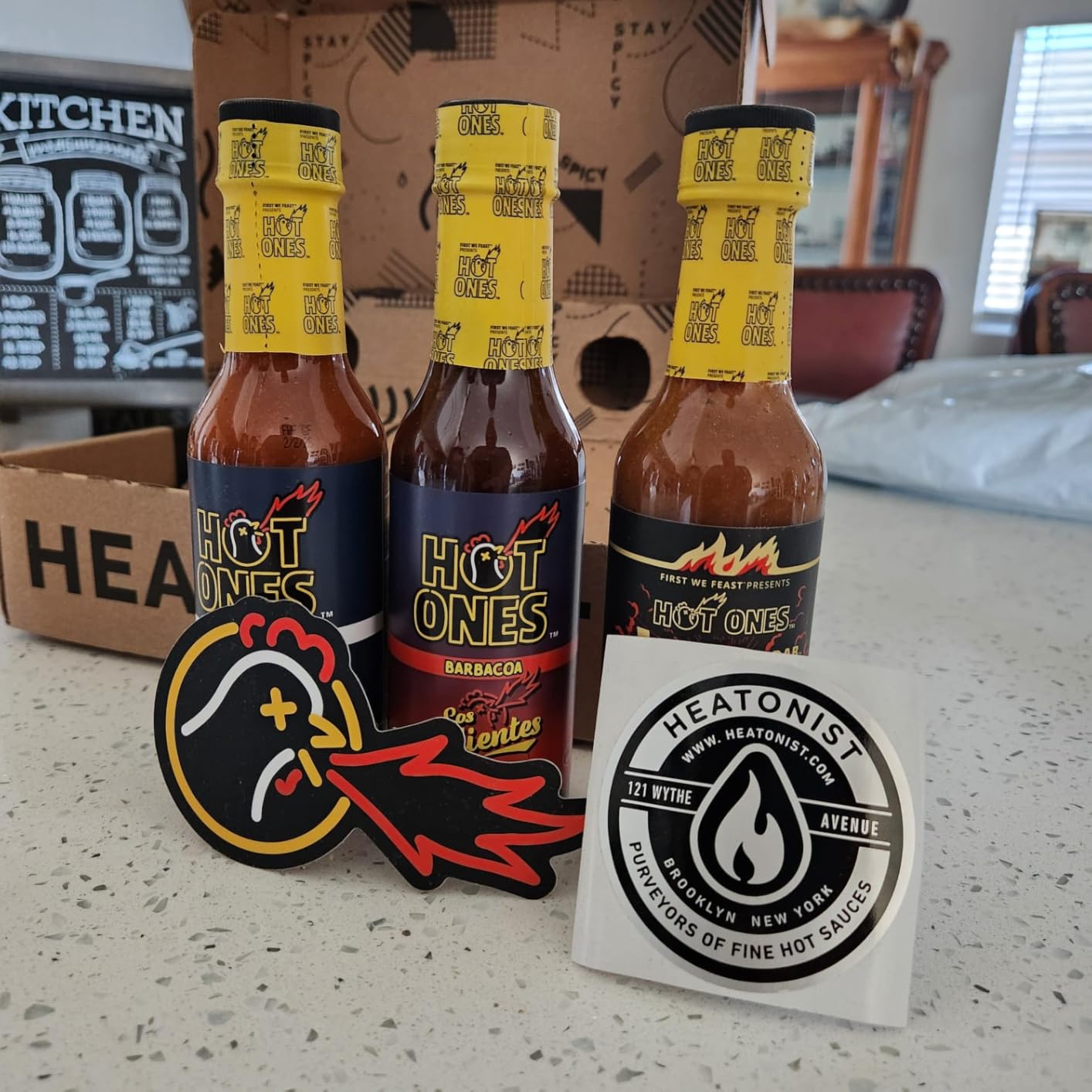 Hot Ones Hot Sauce Challenge Set - Season 29 Trio - Hot Sauces Gift Set - Variety Pack - Made with Natural Ingredients - Unique Small Batch Sampler - 5 fl oz Bottles (3-Pack) customer photo 1