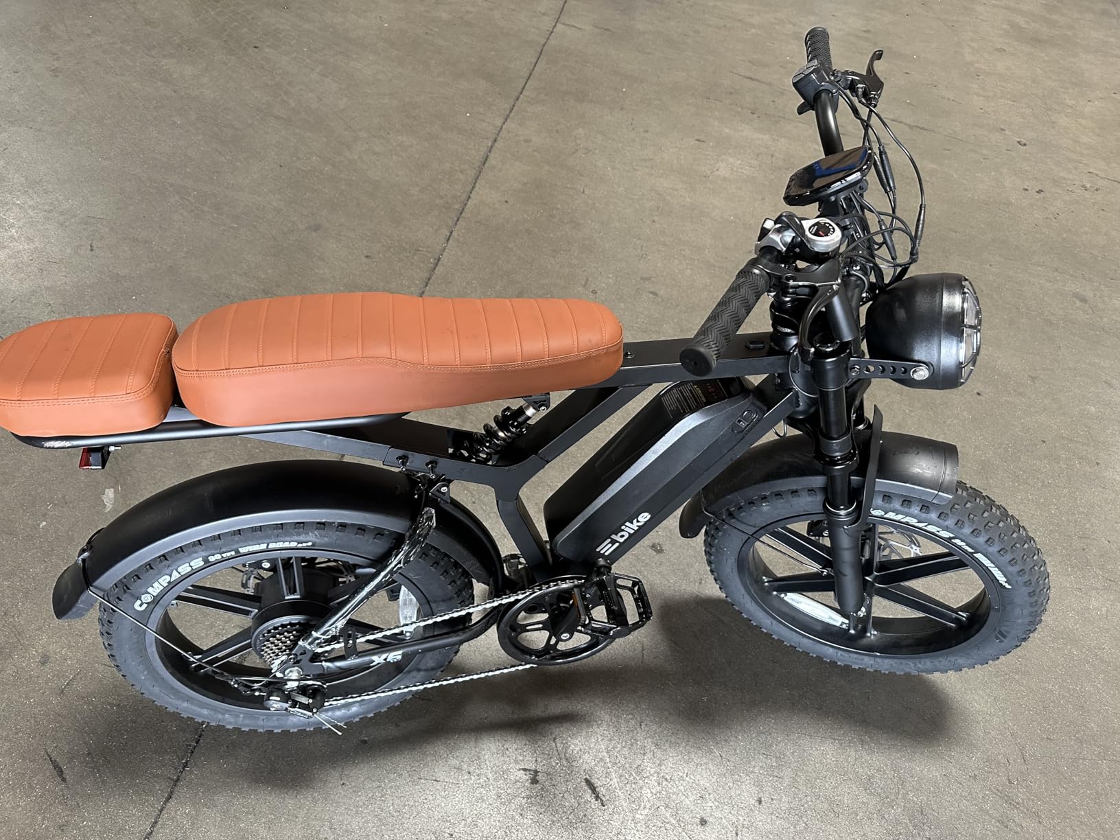 SISIGAD Electric Bike for Adults, Peak 1500W Motor, 30 MPH 70 Miles, Fat Tire 20