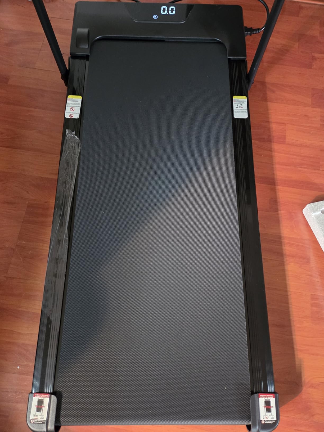 16% Treadmills for Home, 3-in-1 Foldable Treadmill with Incline, Portable Treadmill with Handle, 3.0HP Quiet Walking Pad Treadmill, 12 Automatic Modes, Three Screen customer photo 2