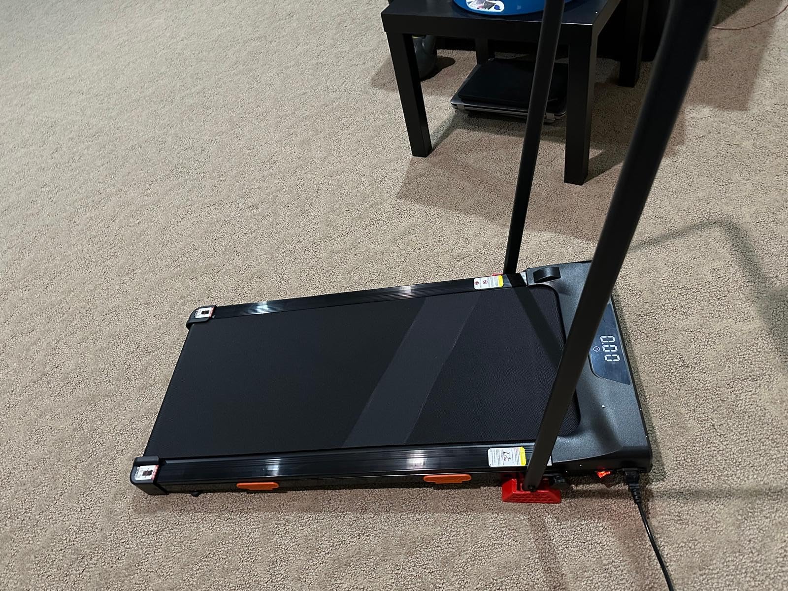 16% Treadmills for Home with Handle, 3 in 1 Portable Treadmill with Incline, Foldable Treadmill with Three Screen, 12 Preset Programs, 400Lbs customer photo 1