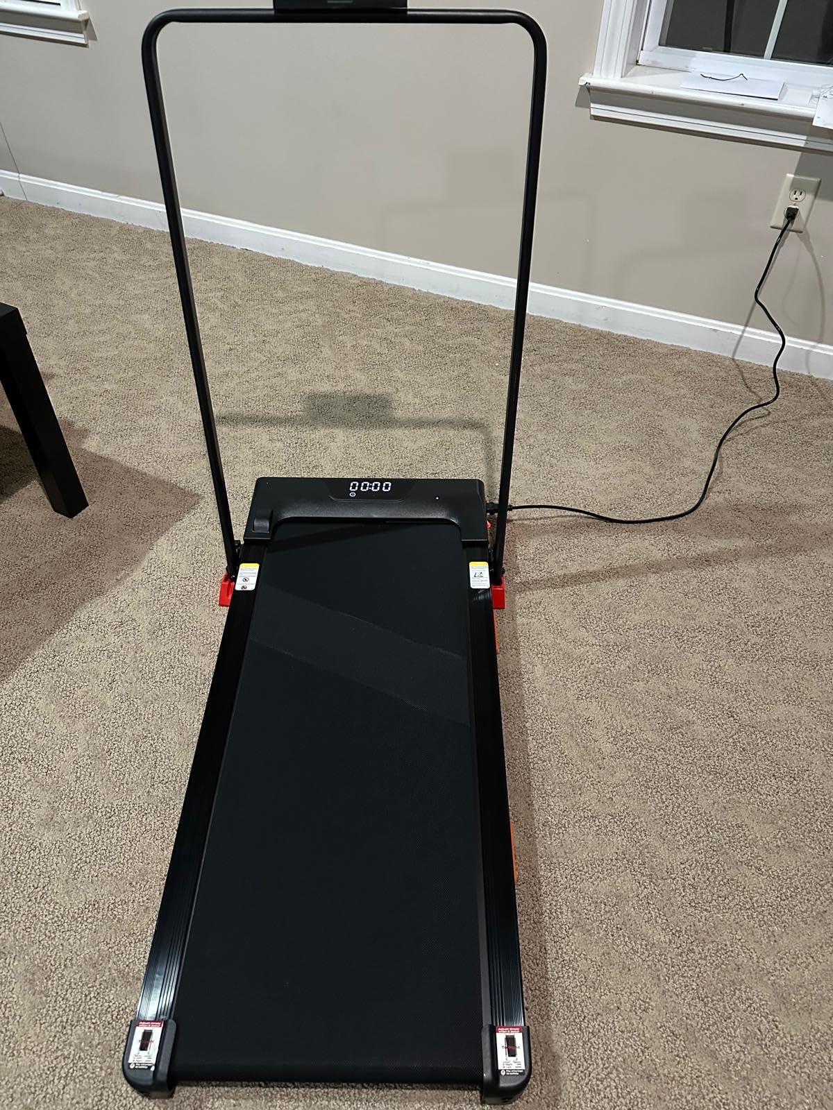 16% Treadmills for Home with Handle, 3 in 1 Portable Treadmill with Incline, Foldable Treadmill with Three Screen, 12 Preset Programs, 400Lbs customer photo 2