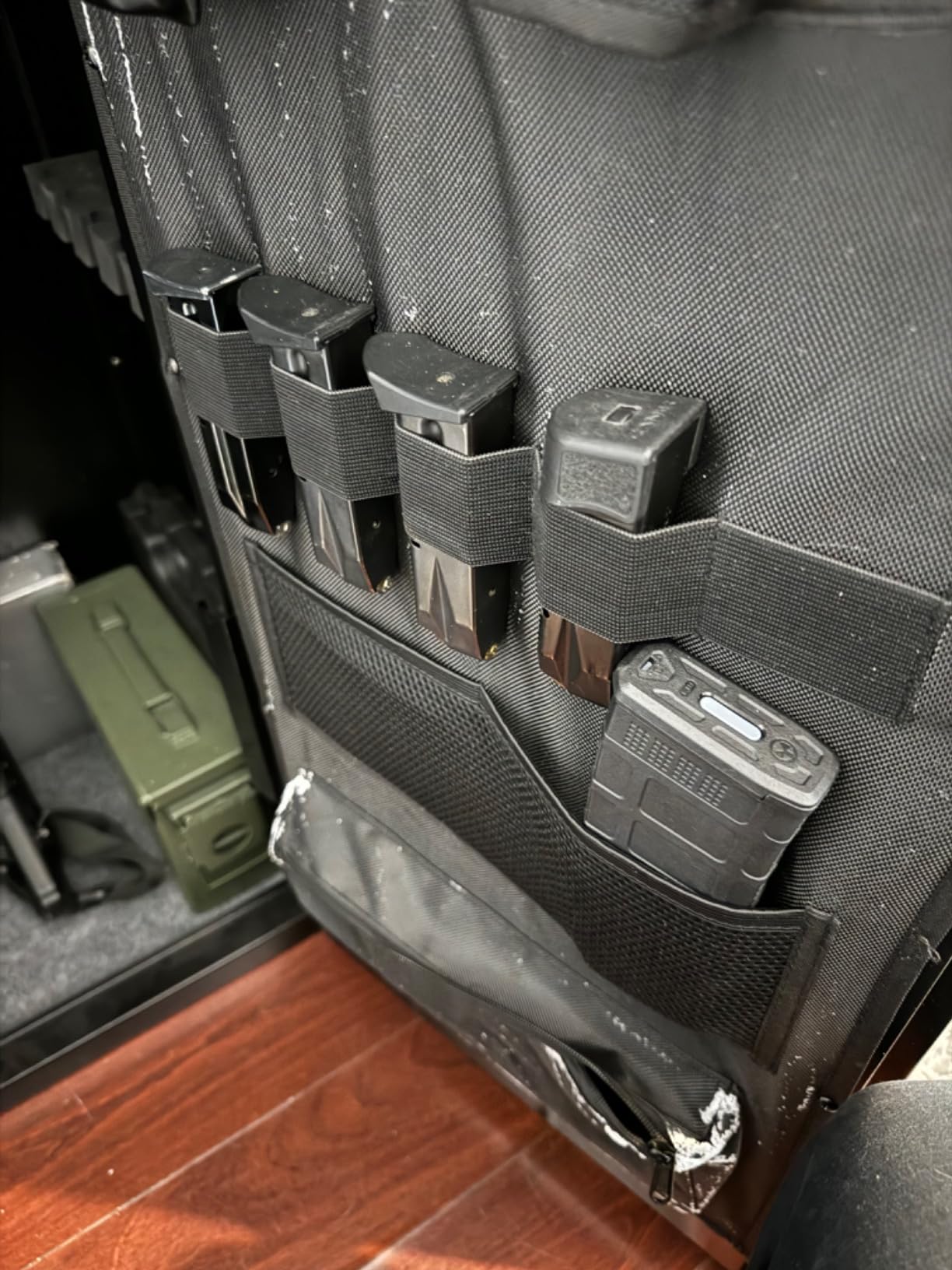 KAER Large Biometric Gun Safe for Rifles and Pistols,Storage 20-25 Firearms (with/Without Scopes),Gun Cabinet with Adjustable Storage/Pistol Pouches Rifle Safe for Home Defense,Hunting,Shooting,AR-15 customer photo 1