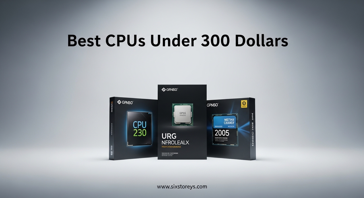 Best CPUs Under 300 Dollars