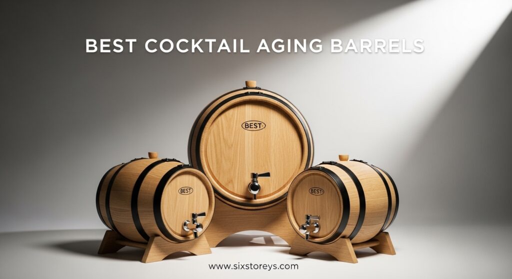 The current image has no alternative text. The file name is: Best-Cocktail-Aging-Barrels.jpeg