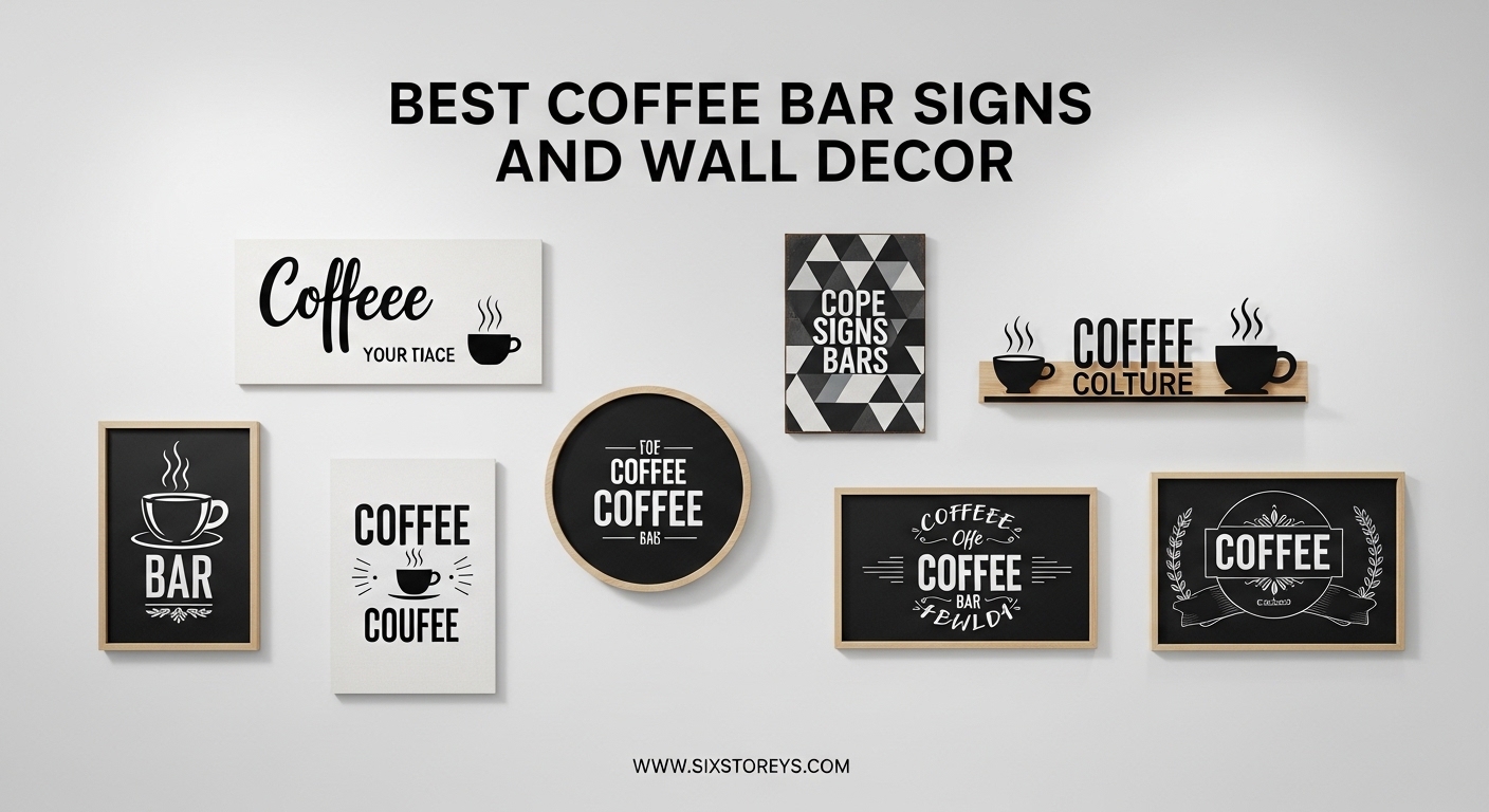 Best Coffee Bar Signs and Wall Decor