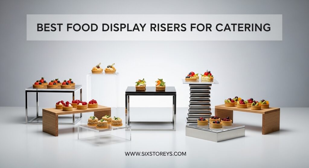 The current image has no alternative text. The file name is: Best-Food-Display-Risers-for-Catering.jpeg