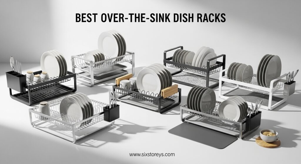 The current image has no alternative text. The file name is: Best-Over-the-Sink-Dish-Racks.jpeg