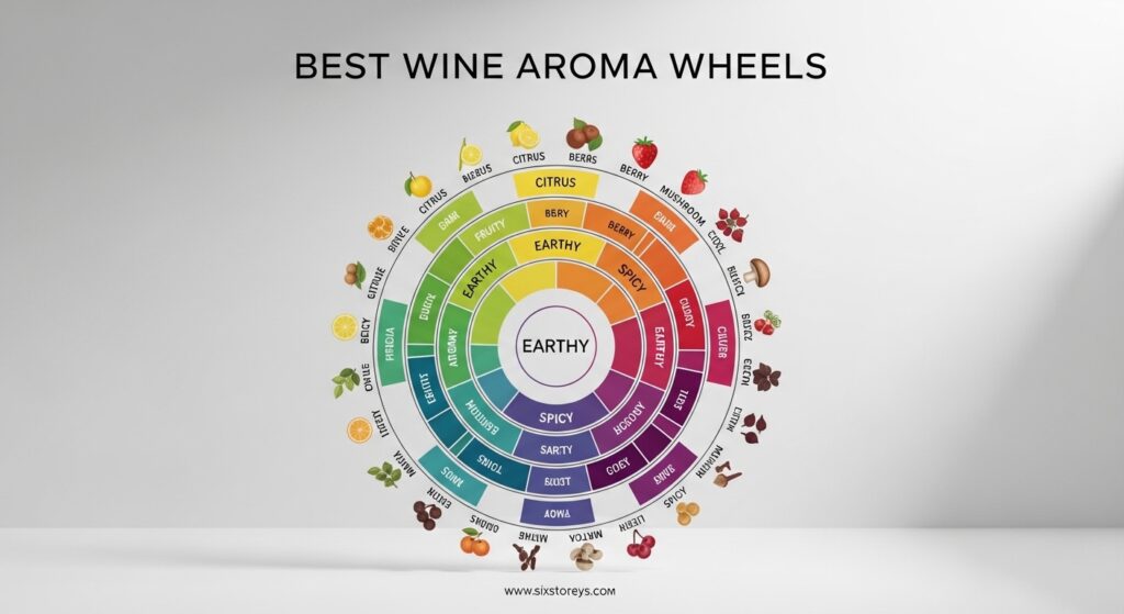 The current image has no alternative text. The file name is: Best-Wine-Aroma-Wheels.jpeg