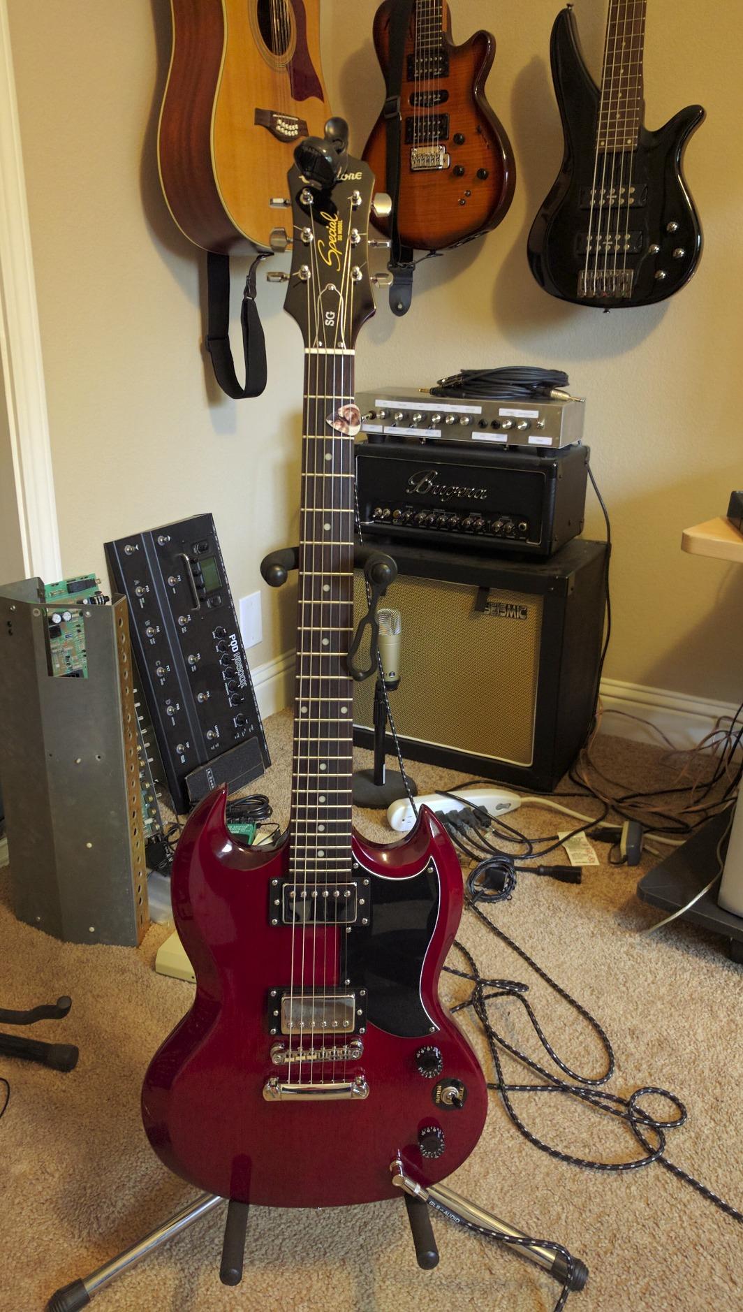 Epiphone SG Special Electric Guitar, Cherry customer photo 2