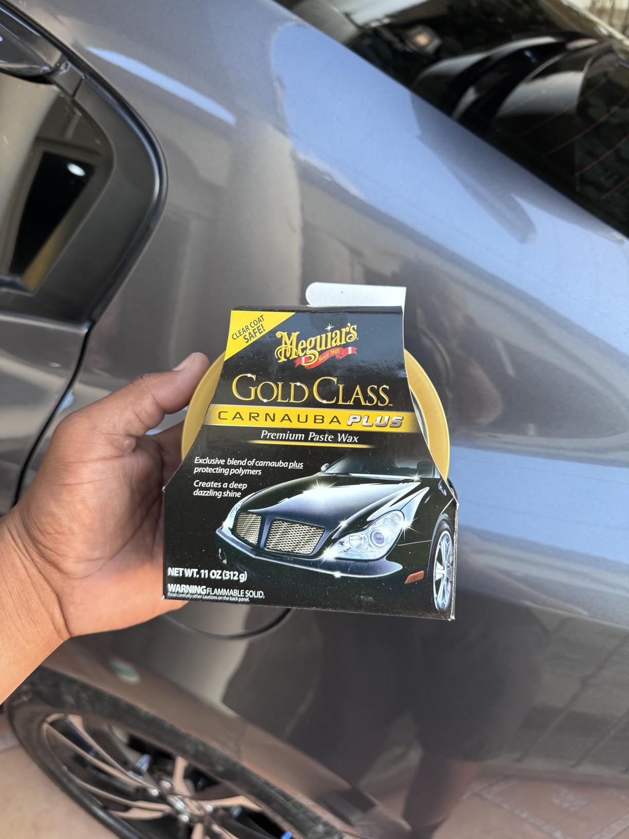 Meguiar's Gold Class Carnauba Plus Premium Paste Wax, Car Wax Paste For Diy Drivers & Detailers, Car Wax With Carnauba + Polymer Protection For Deep Gloss, Clear Coats On Cars, Trucks & Suvs -11 Oz customer photo 1