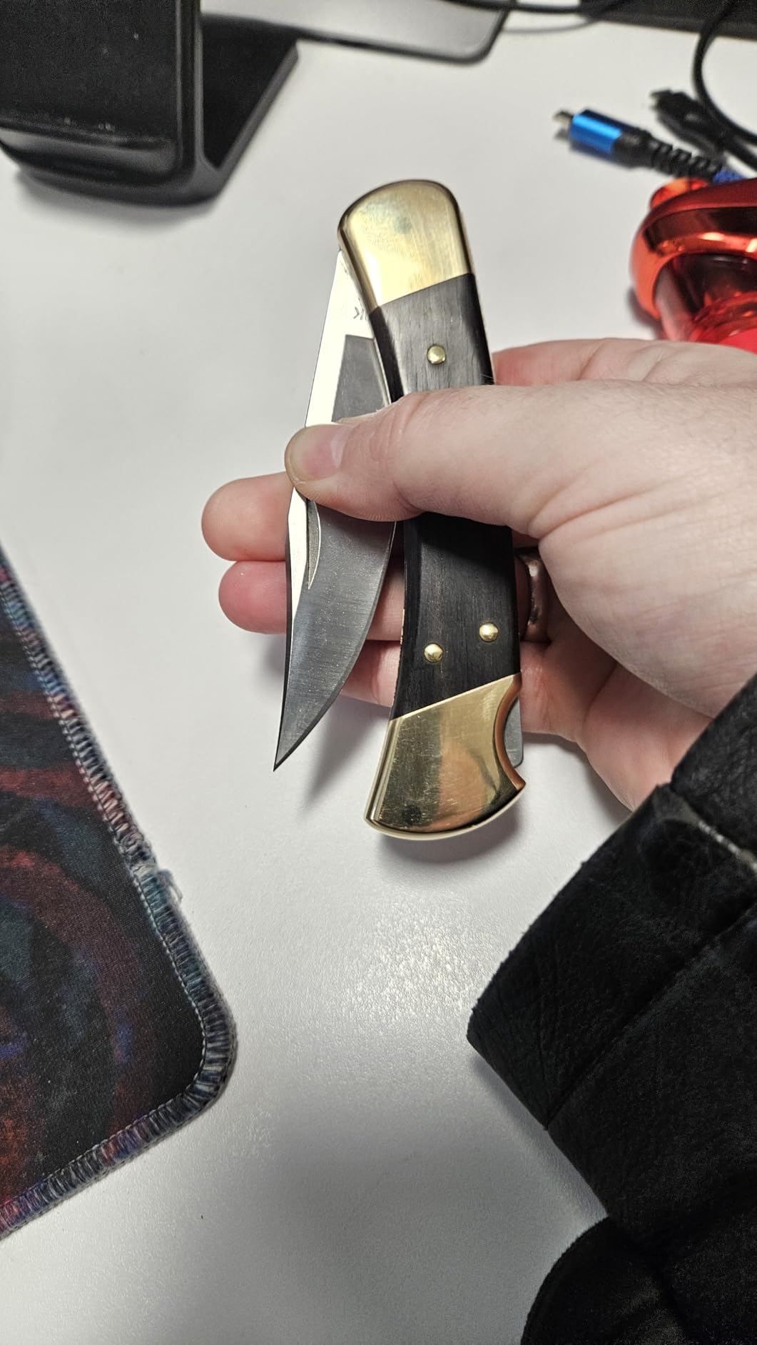 Buck Knives 110 Folding Hunter Knife, 3-3/4