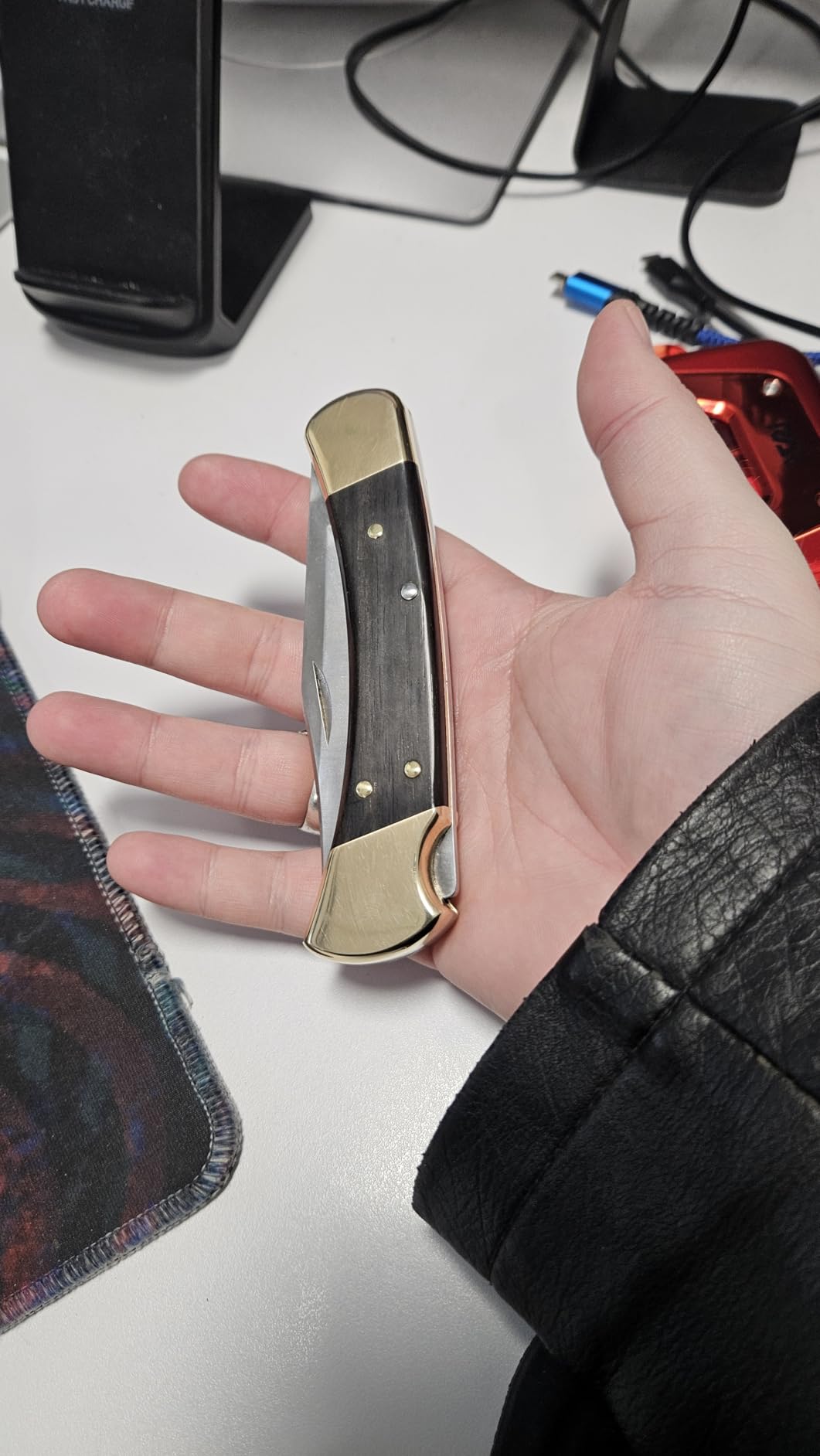 Buck Knives 110 Folding Hunter Knife, 3-3/4