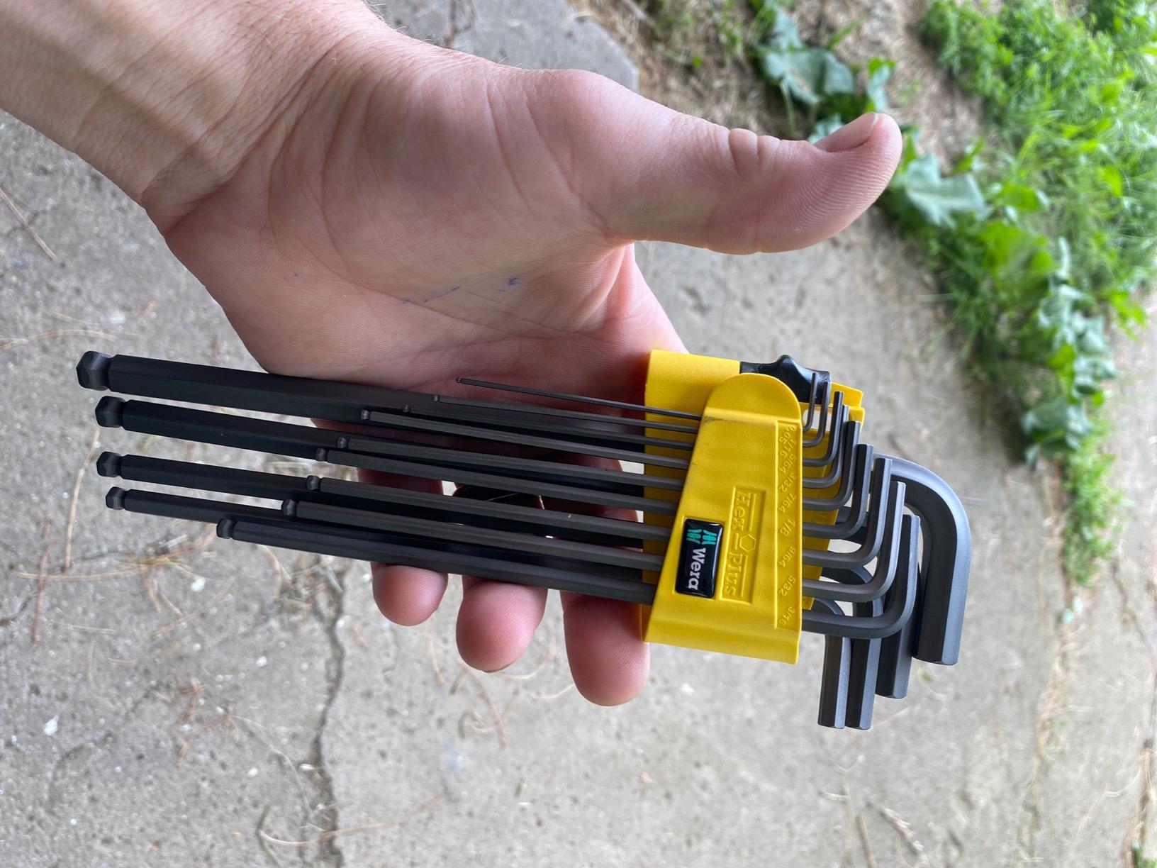 WERA 05021728001 950/13 Hex-Plus Imperial 1 L-Key Set, Imperial, BlackLaser, 13 Pieces customer photo 1