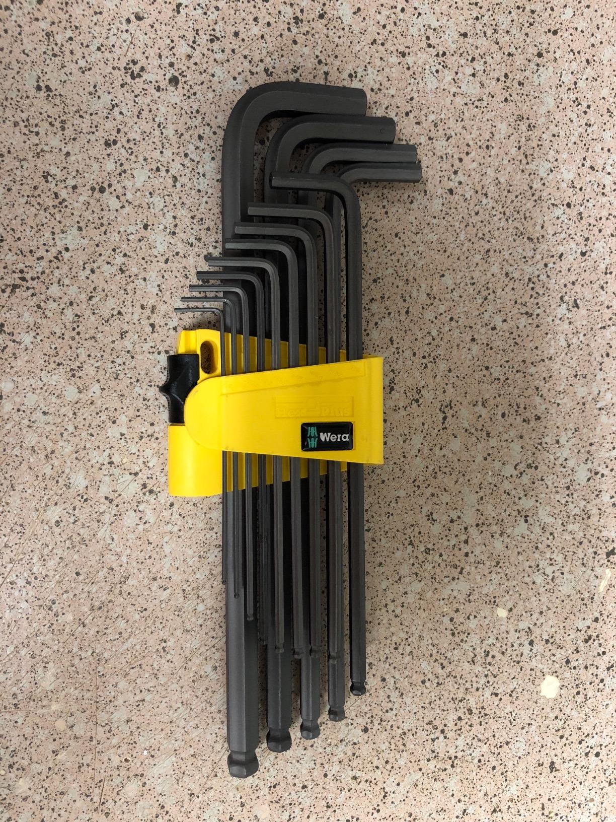 WERA 05021728001 950/13 Hex-Plus Imperial 1 L-Key Set, Imperial, BlackLaser, 13 Pieces customer photo 2