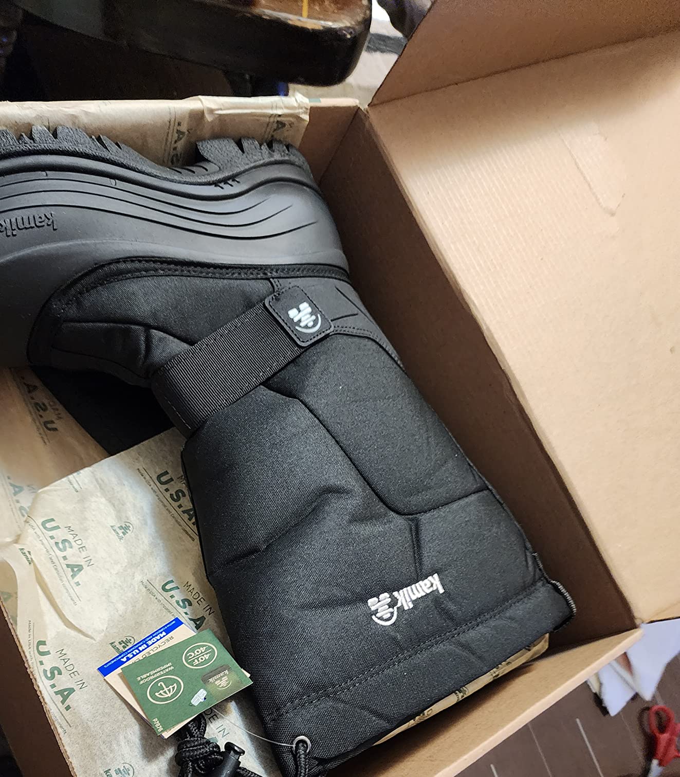 Kamik Greenbay 4 Men's Winter Boot - Waterproof Hiking Boots for Men - Insulated Snow Footwear - Traction Grip Winter Shoes - Thermal Guard Liner - -40°C Temperature Rating customer photo 2