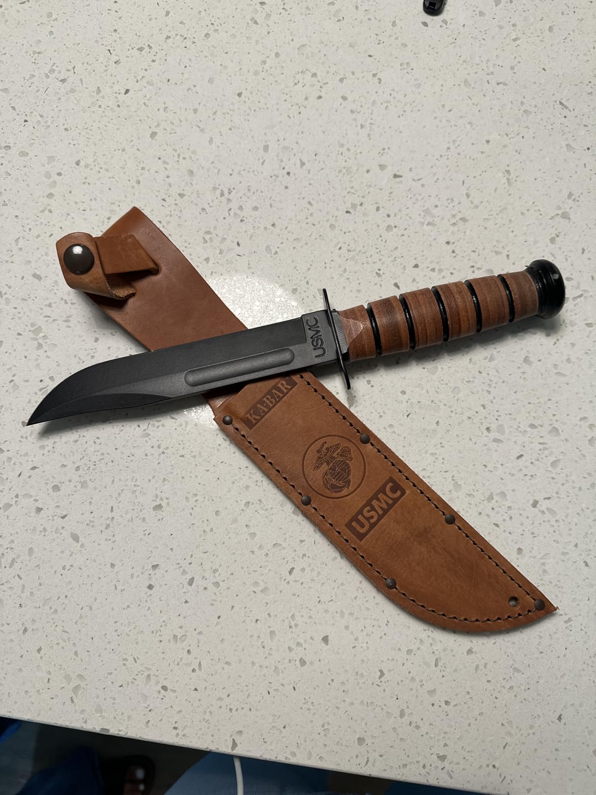 KA-BAR Full Size US Marine Corps Fighting Knife, Straight customer photo 1