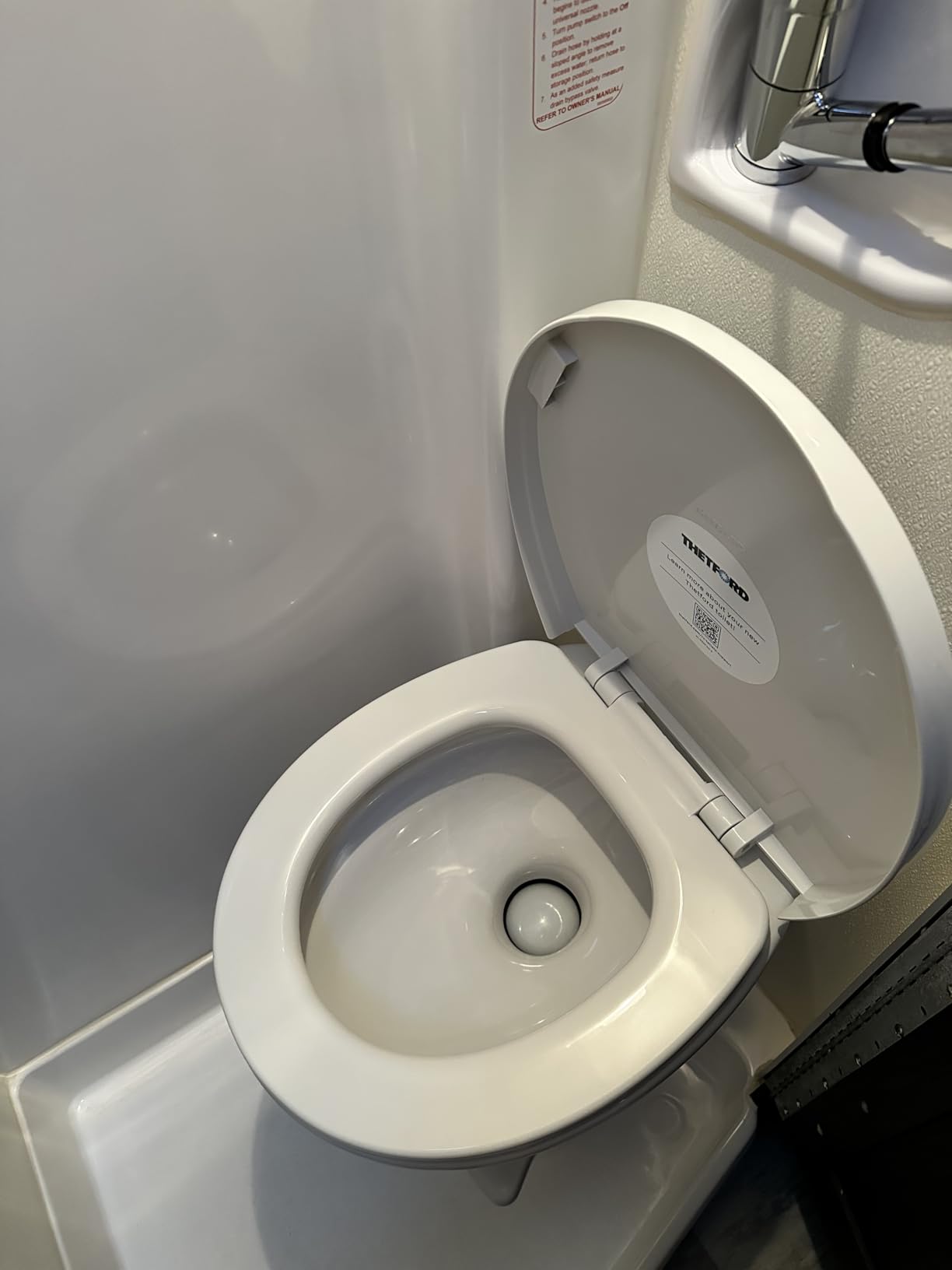 Thetford 42058 Aqua-Magic Style II RV Toilet, White, High Profile customer photo 2