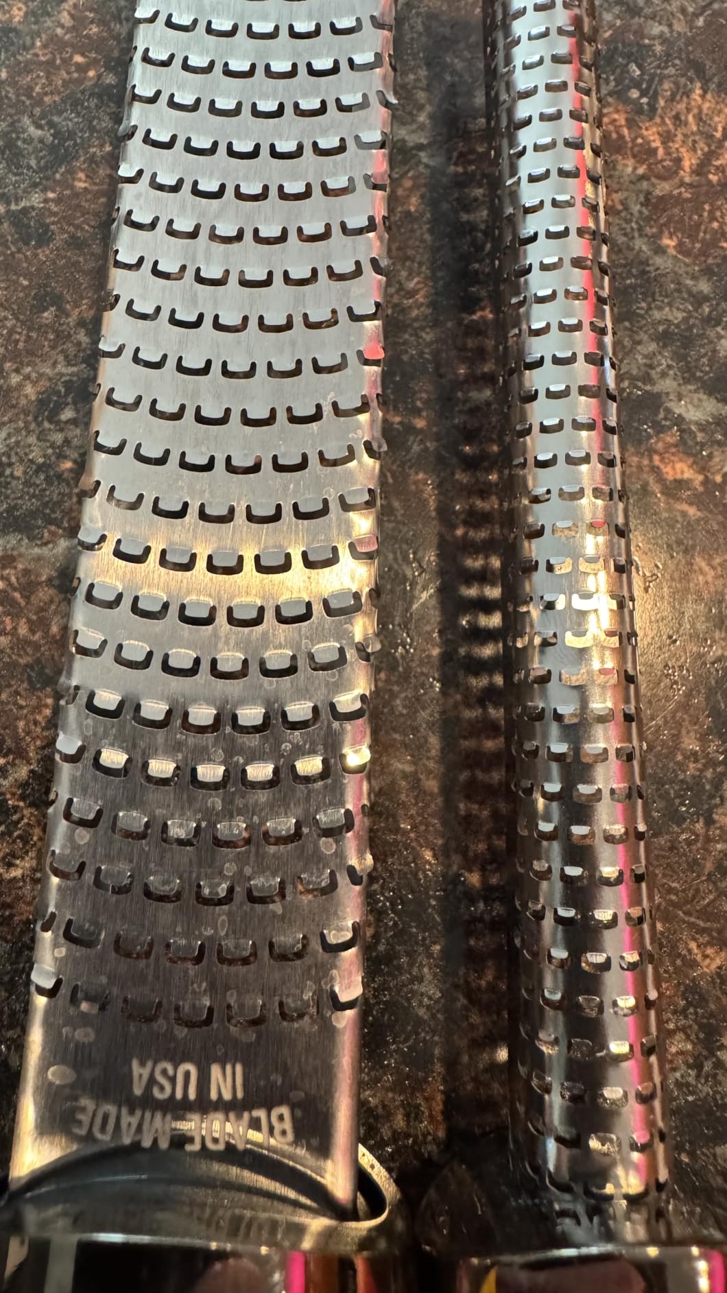 Microplane Specialty Spice Grater - Perfect for Nutmeg & Cinnamon, with Safety Cover (Red) customer photo 2
