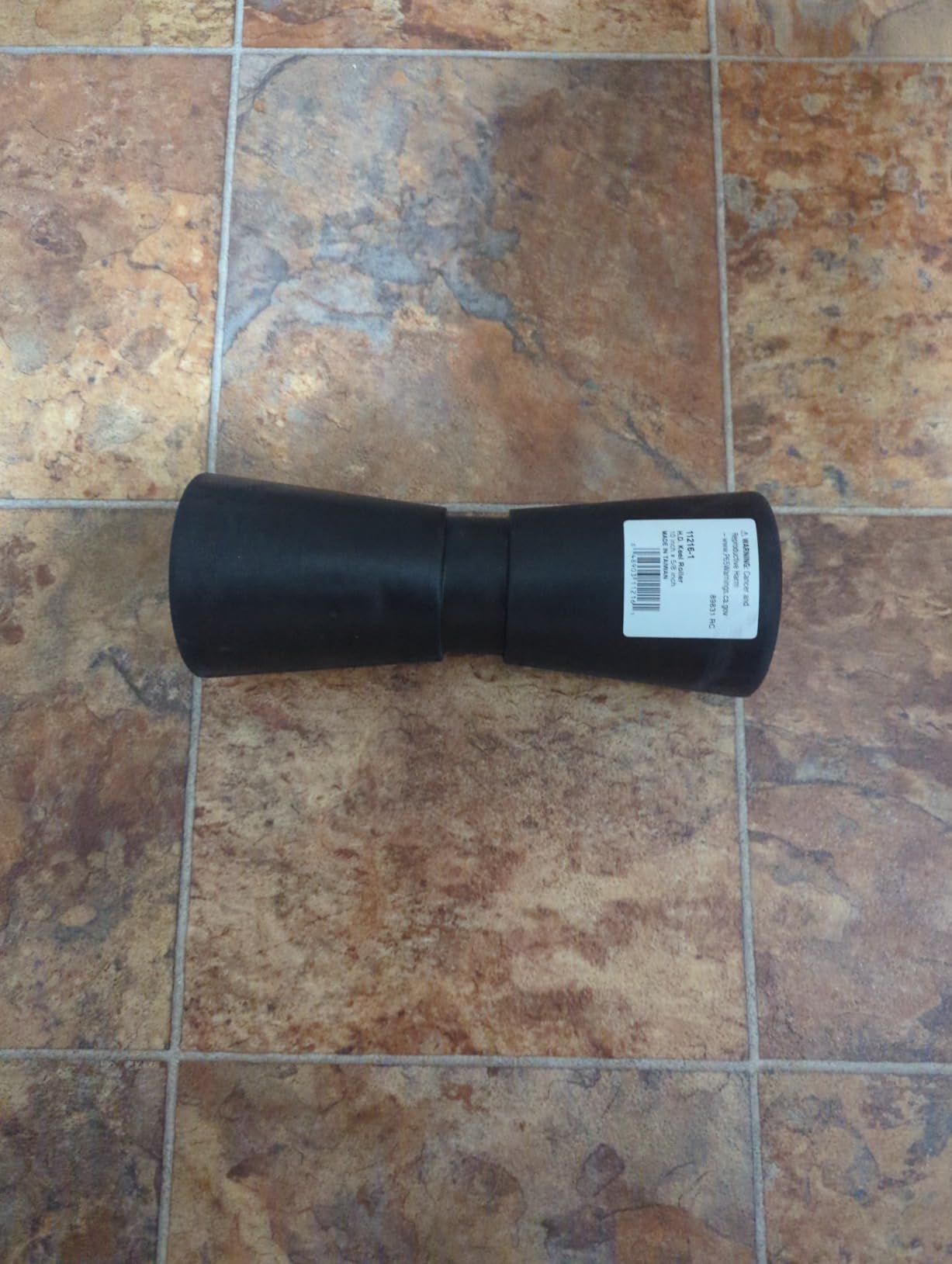 Attwood Heavy Duty Boat Trailer Roller, Rubber Shaft Keel, Black - 8, 10 or 12 inches customer photo 1