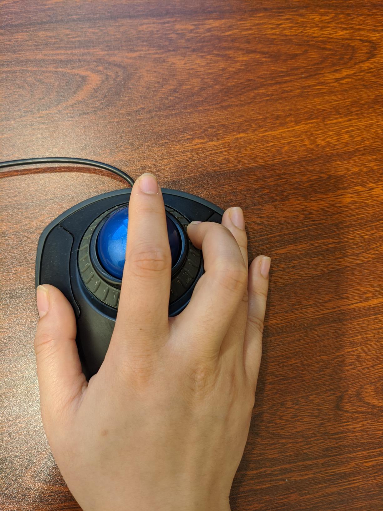 Kensington Orbit Trackball Mouse with Scroll Ring (K72337US), 4 1/2X5 1/2X2