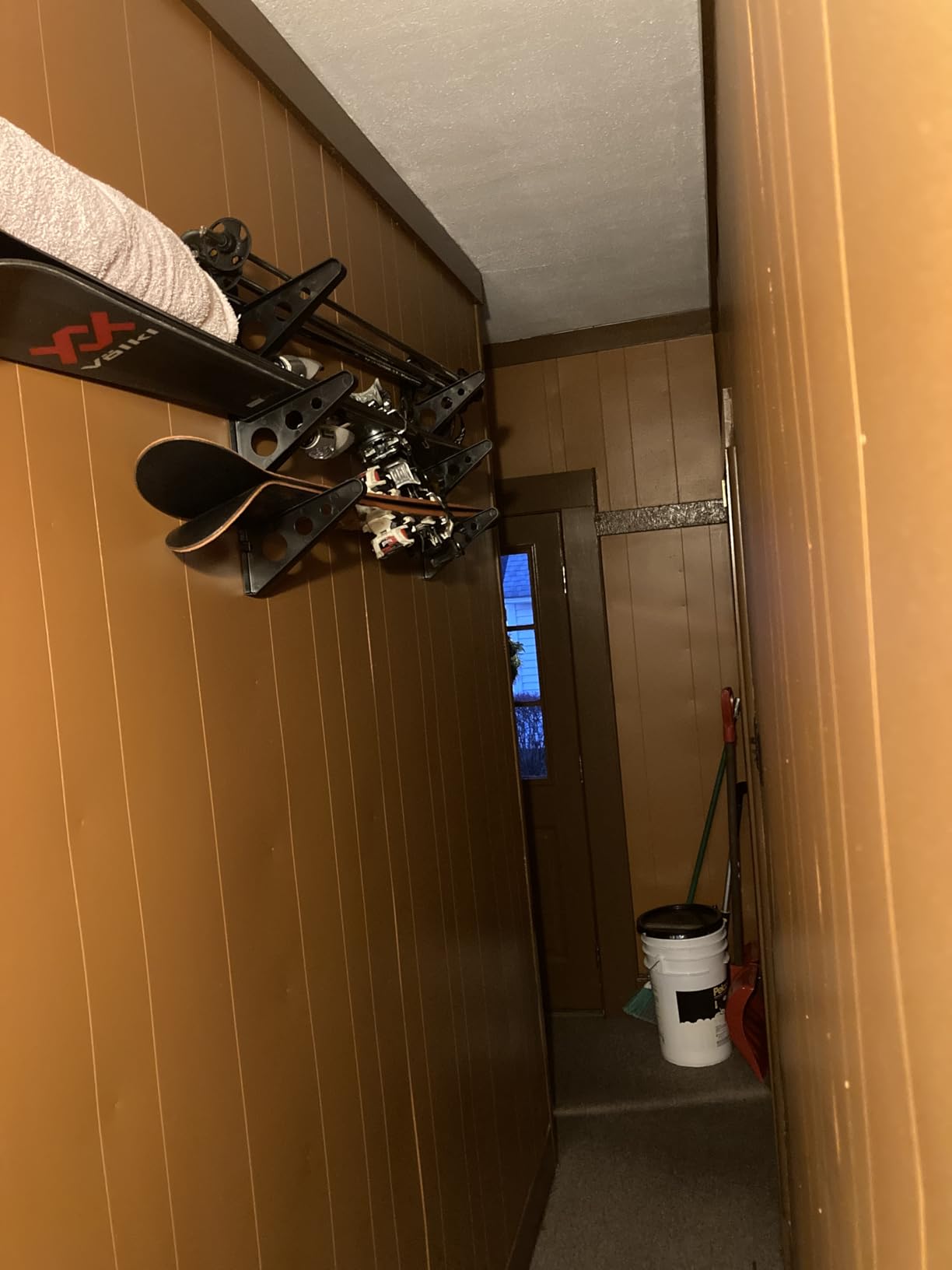 StoreYourBoard Ski Rack - Heavy-Duty Horizontal Ski Wall Mount & Snowboard Wall Mount for Garage Wall Shelving customer photo 1