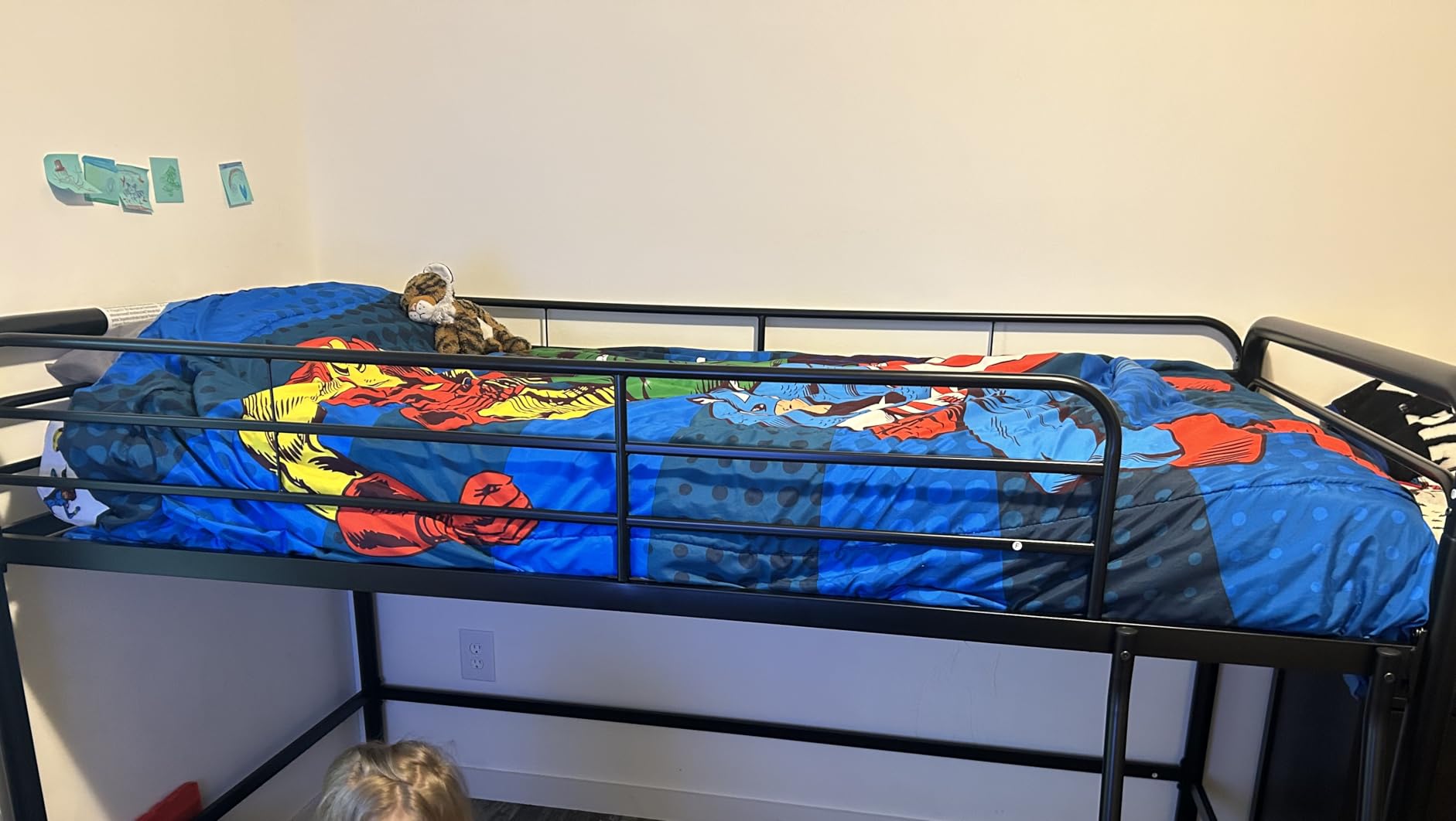 DHP Junior Loft Bed, Space-Saving Metal Frame, Black Finish, Ideal for Younger Children customer photo 2