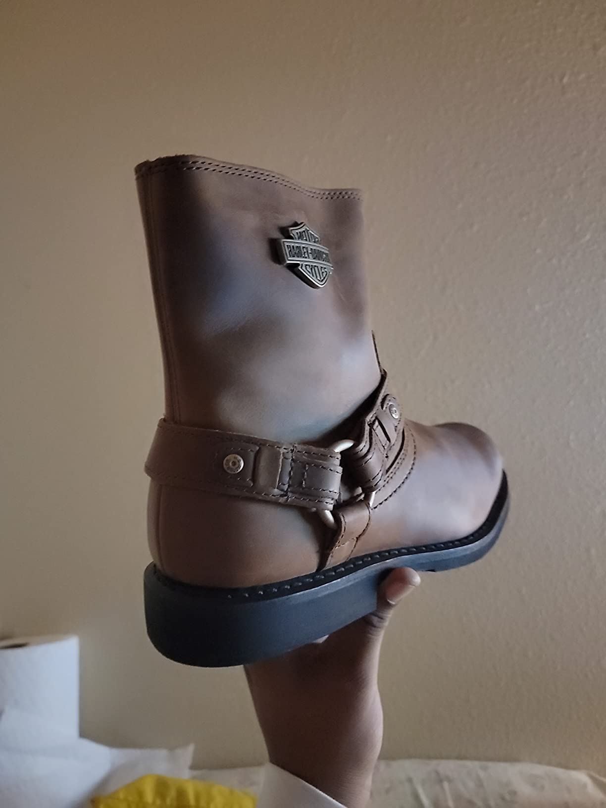 Harley-Davidson Footwear Mens Scout Leather Harness Riding Casual Boots Ankle customer photo 2