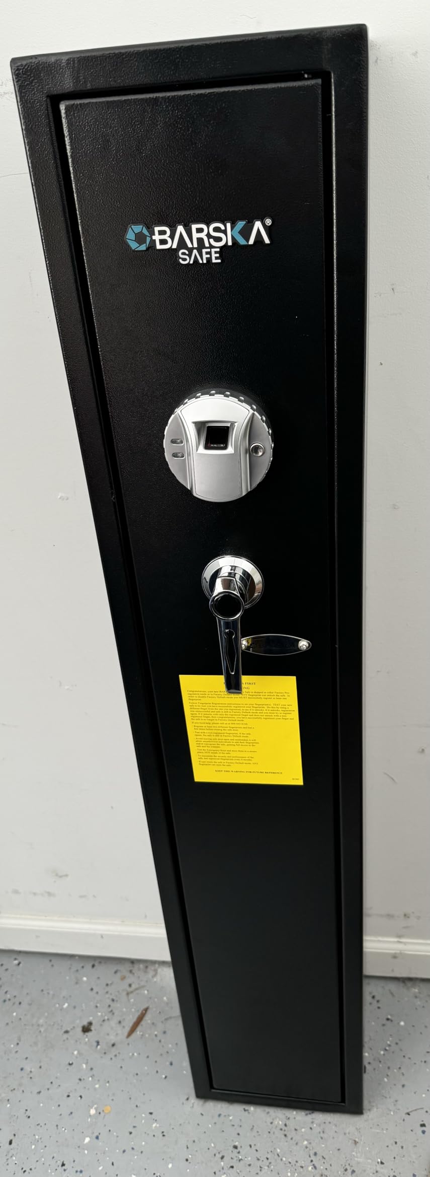 Barska Biometric Rifle Gun Safe - Quick Access Fingerprint Long Gun Safe for Home, DOJ Approved, Silent Mode, Removable Shelf, Backup Keys & Battery customer photo 2