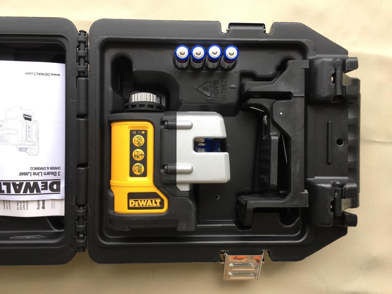 DEWALT Line Laser, Self-Leveling, 3-Beam (DW089K) customer photo 1