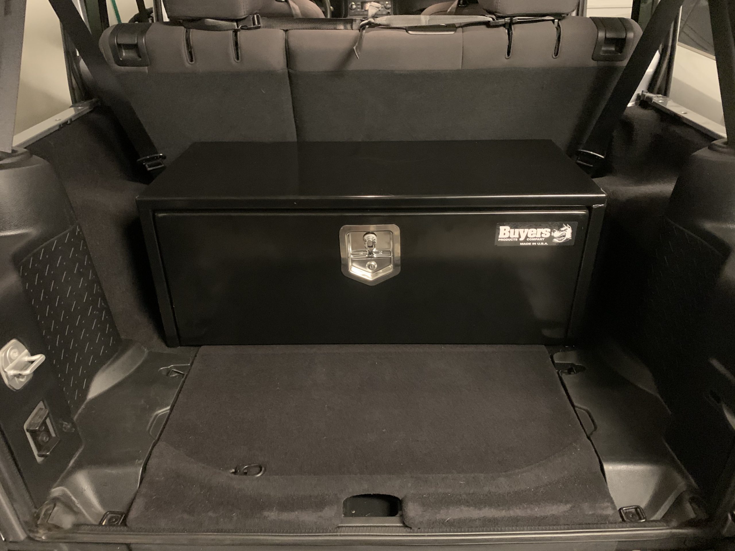 Buyers Products 1702310 Black Steel Underbody Truck Box with T-Handle Latch, 18 x 18 x 48 Inch, Contractor Toolbox With Durable Lock, Job Tool Chest For Storage And Organization customer photo 2