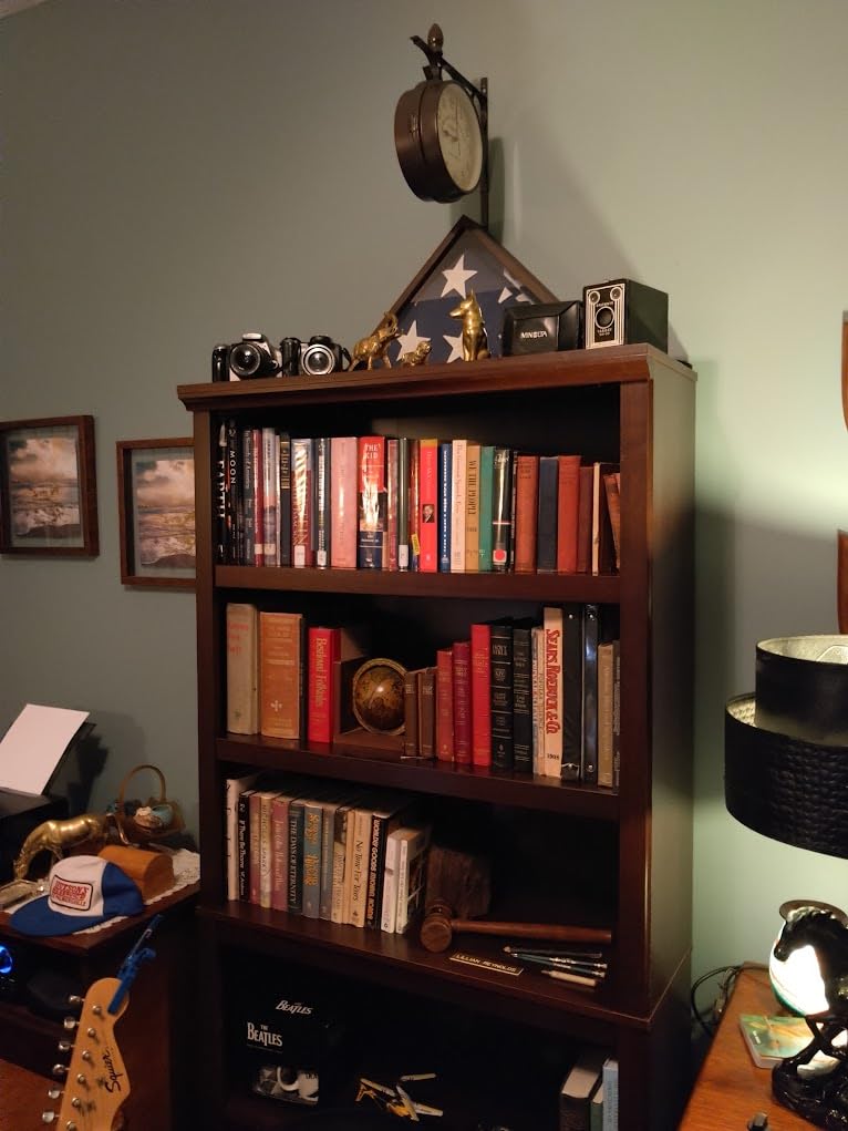 Sauder Miscellaneous Storage 5-Shelf Bookcase/Book shelf, Select Cherry finish customer photo 1